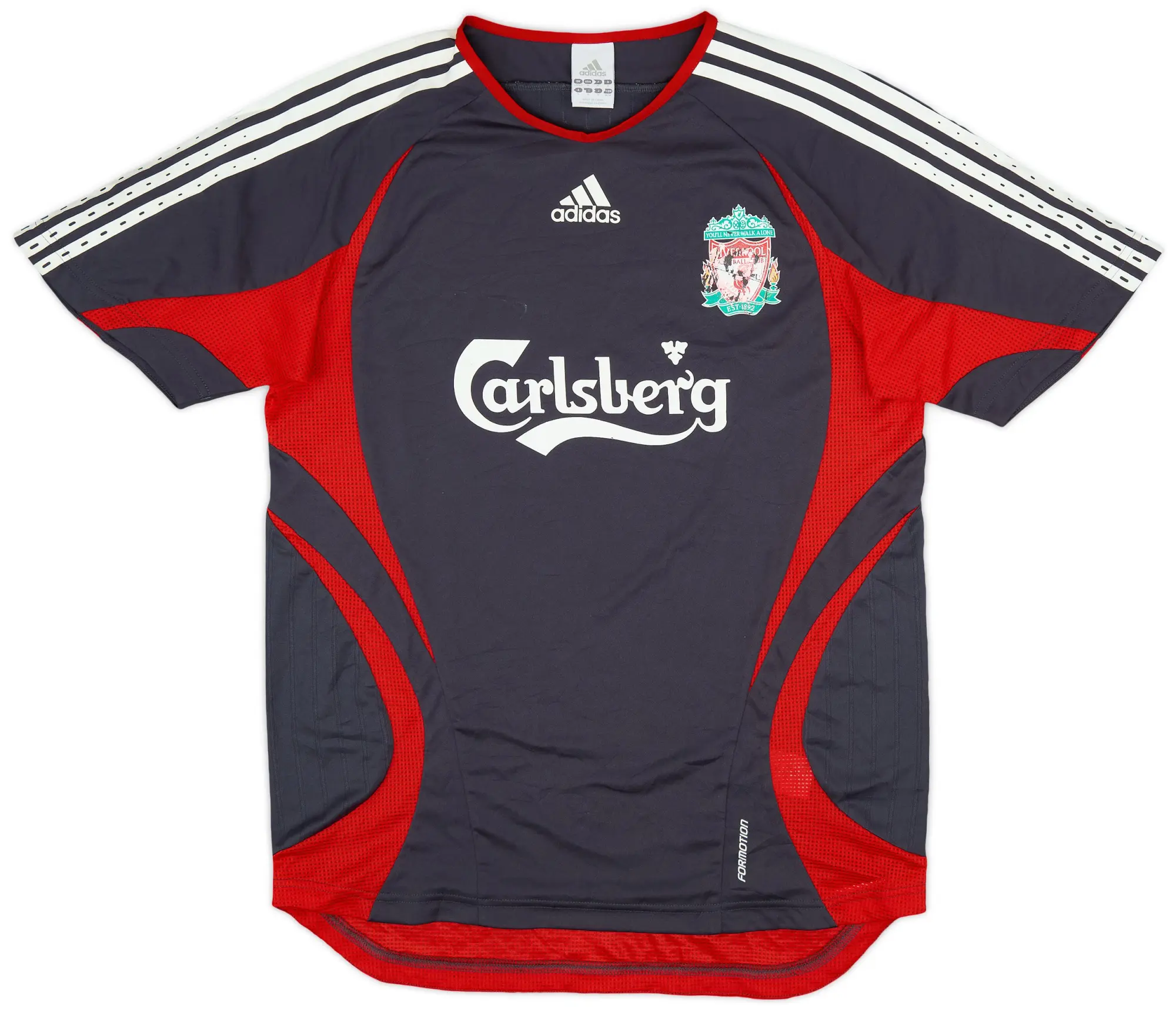 2006-07 Liverpool adidas Formotion Training Shirt - 9/10 - (M/L)