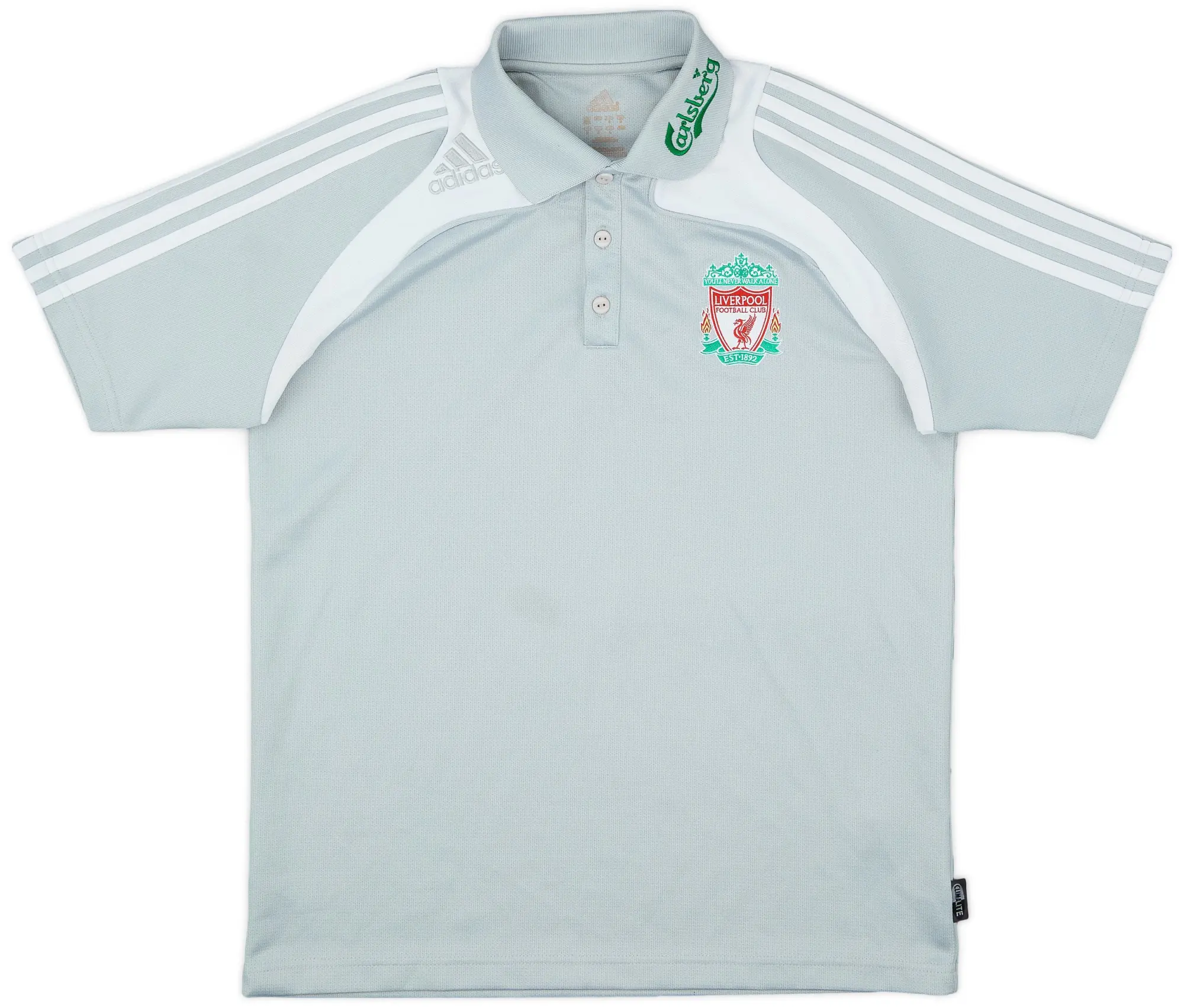 2008-09 Liverpool adidas Polo Shirt - 8/10 - (M/L)