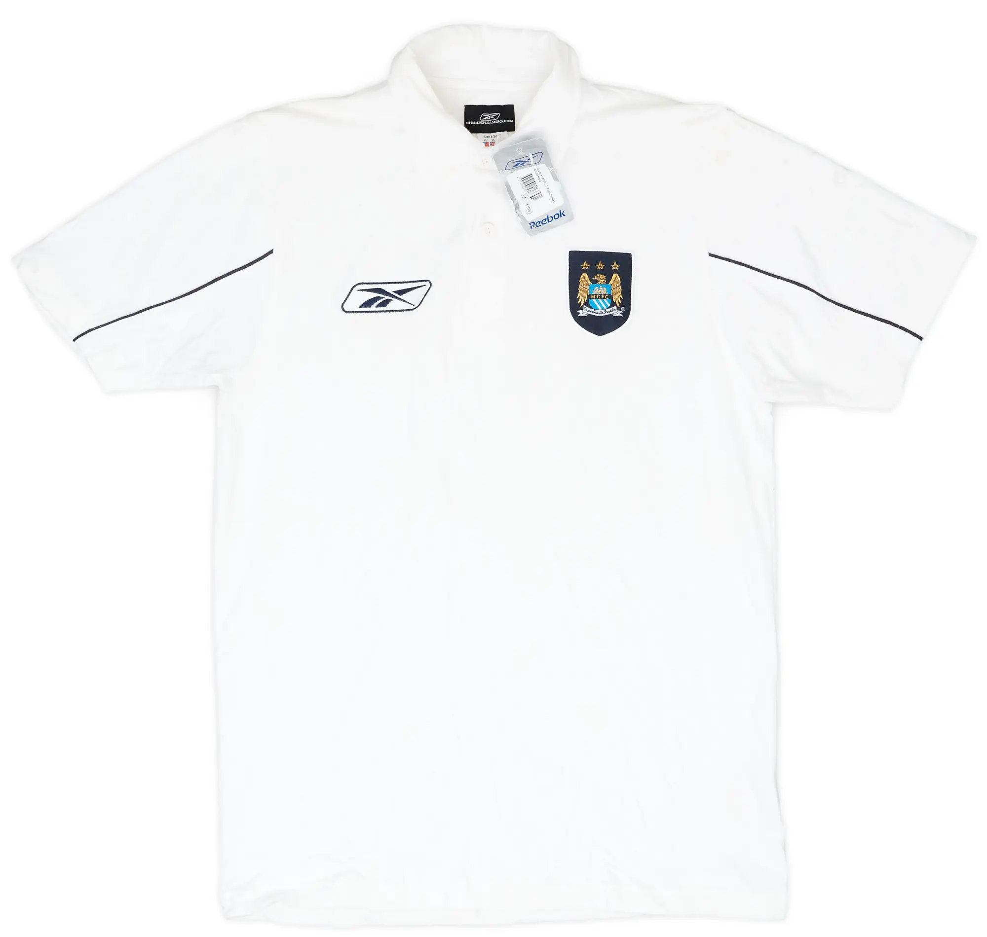 2003-04 Manchester City Reebok Polo Shirt (XS)