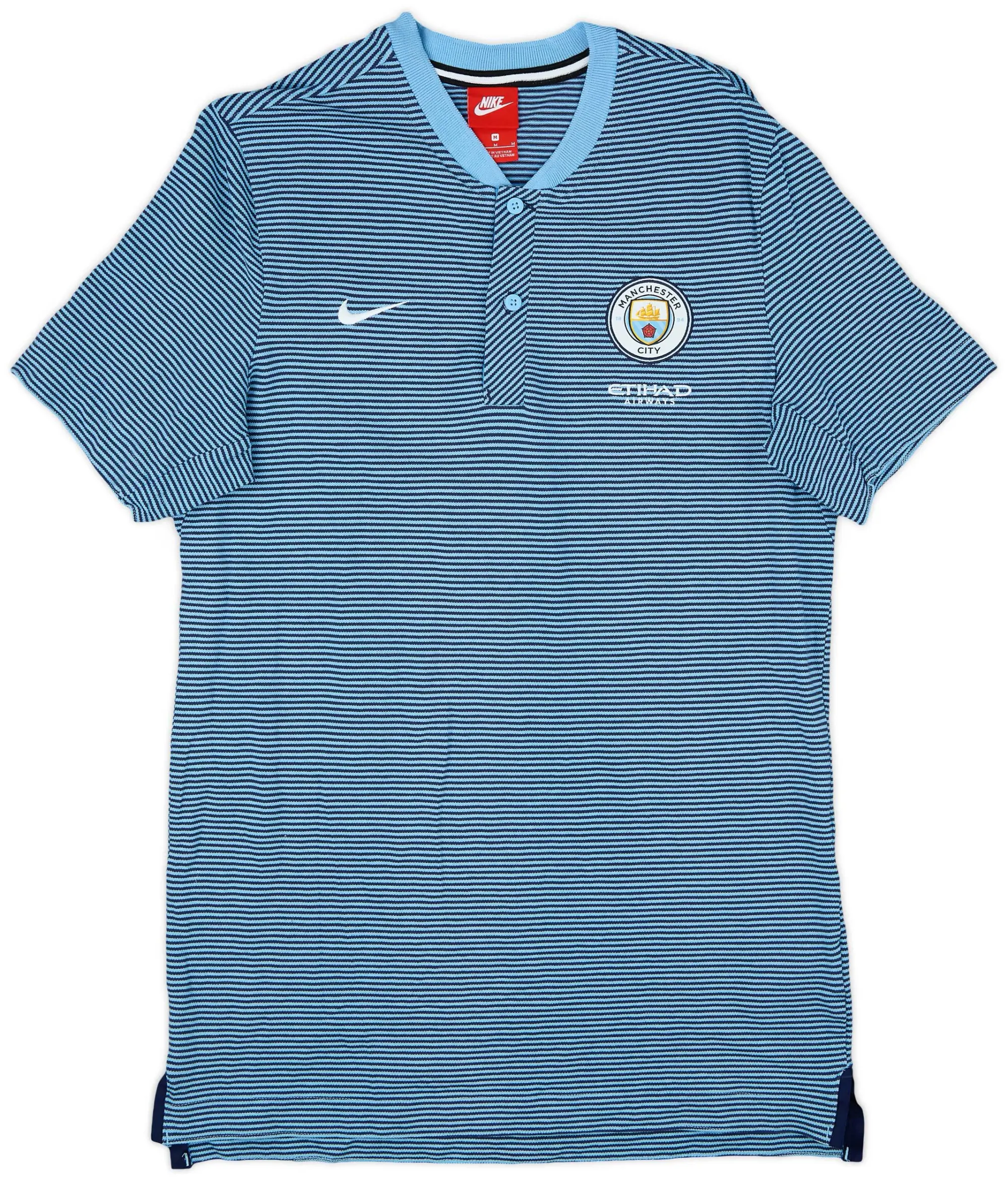 2017-18 Manchester City Nike Polo Shirt - 9/10 - (M)