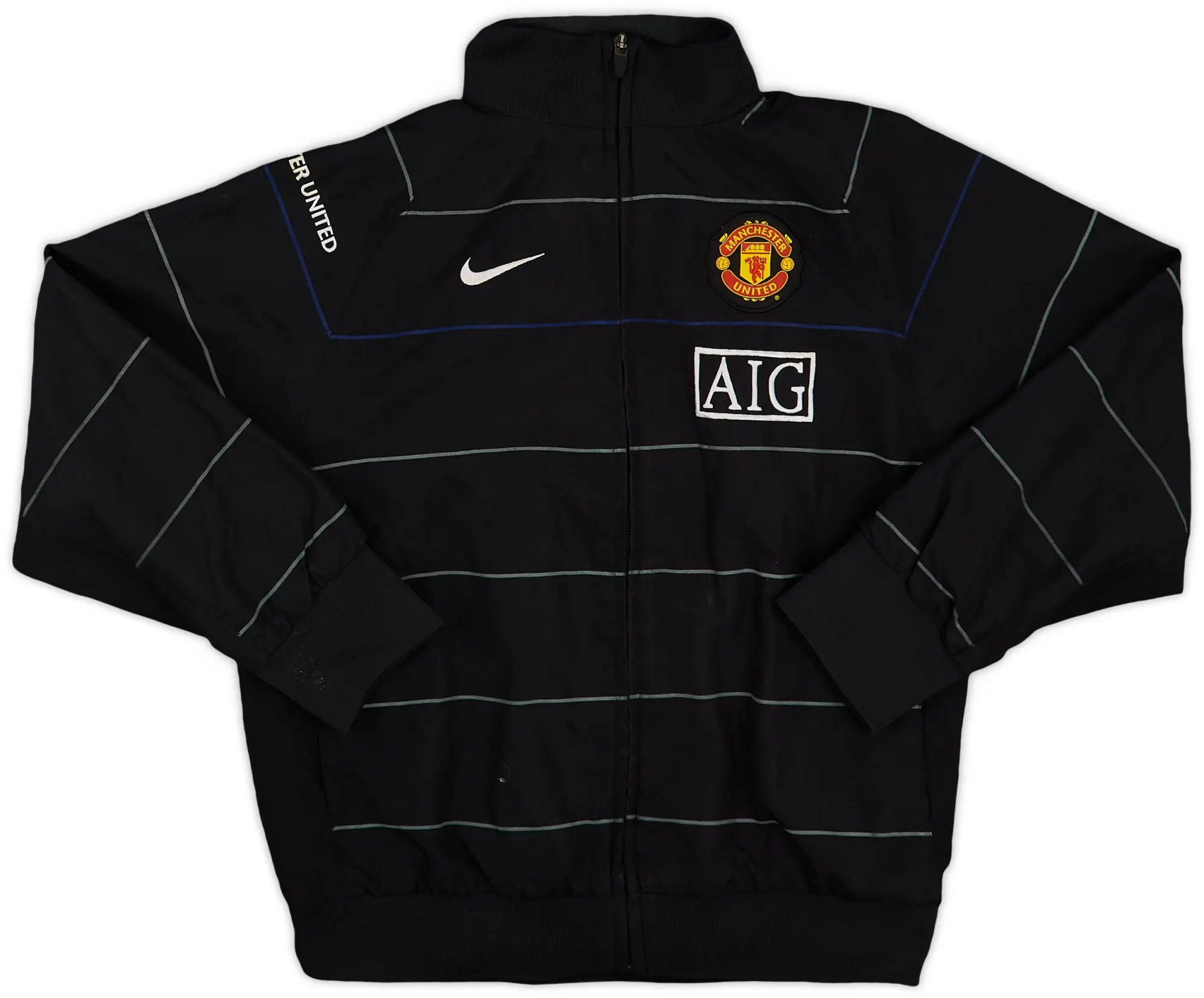 2008-09 Manchester United Nike Track Jacket - 6/10 - (M.Boys)