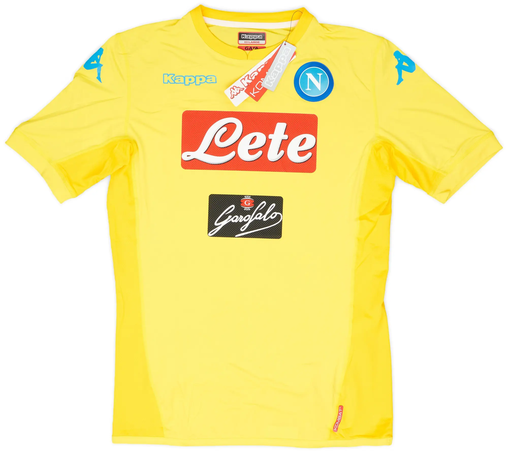 Kappa 2017-18 Napoli Authentic Away Shirt (XXL)