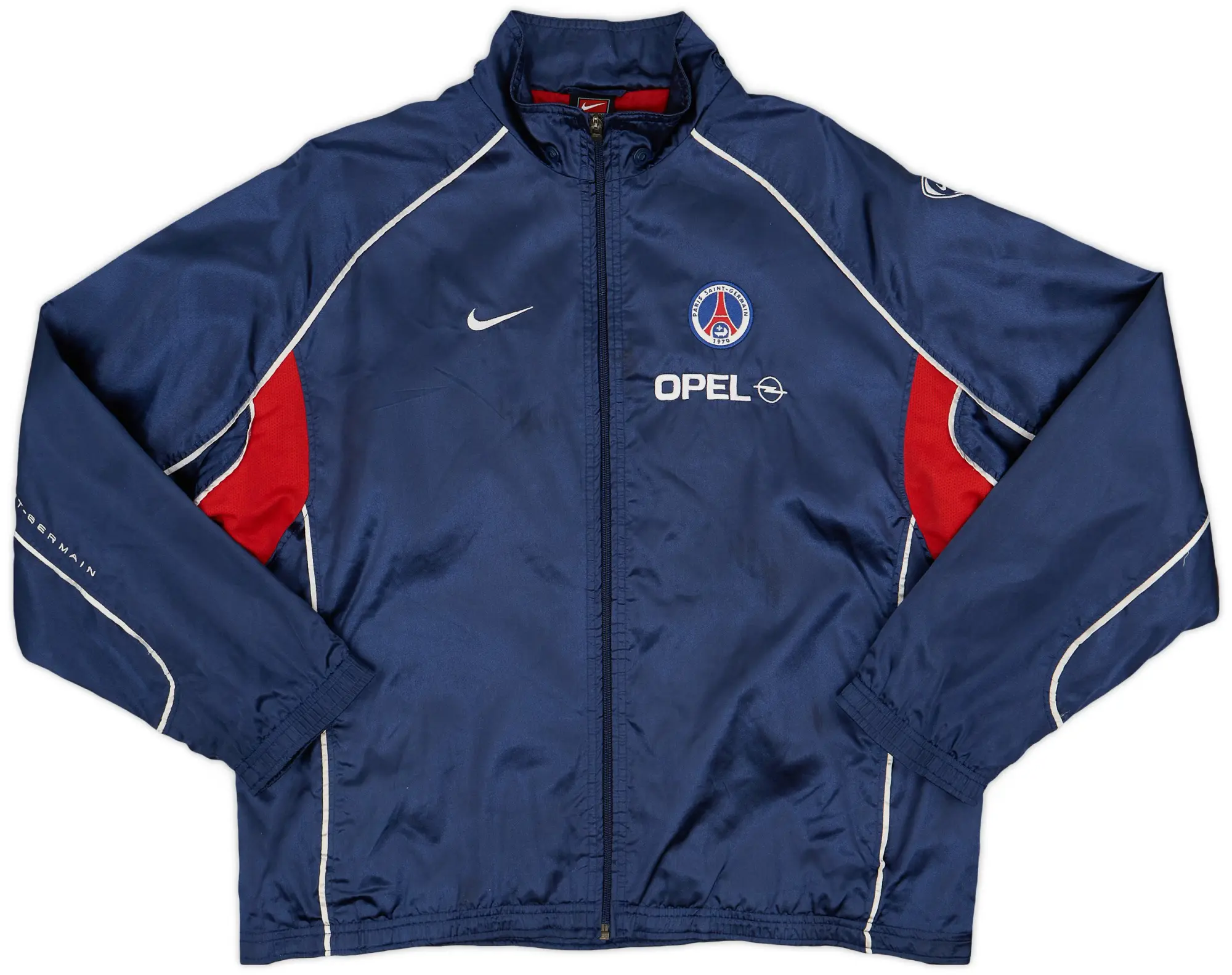 2001-02 Paris Saint-Germain Nike Track Jacket - 7/10 - (XL.Boys)