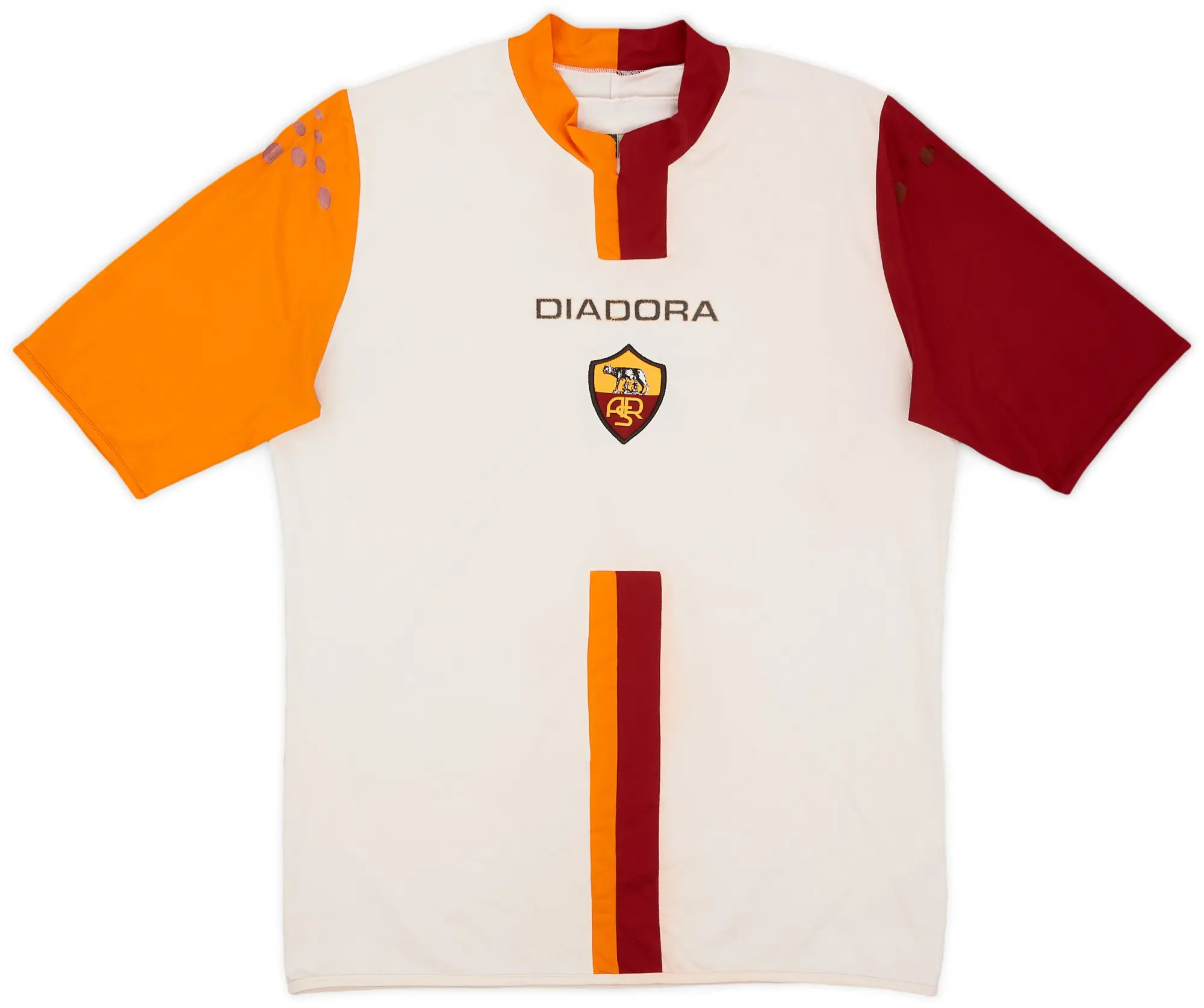 Diadora 2005-06 Roma European Home Shirt - 4/10 - (M)