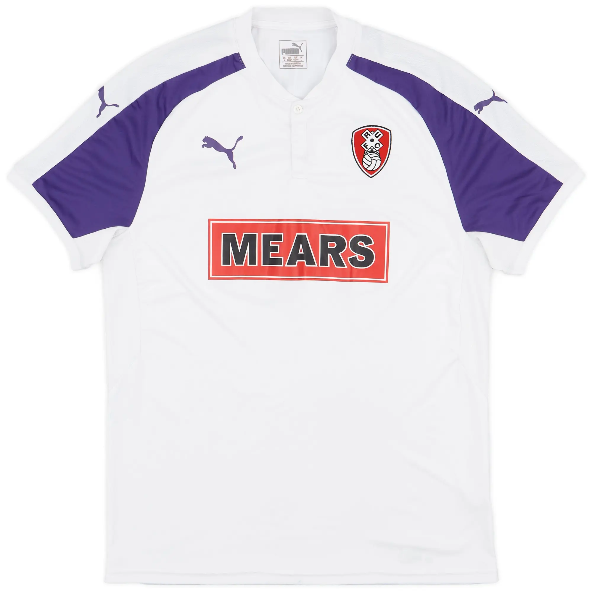 Puma 2017-18 Rotherham Away Shirt - 7/10 - (L)