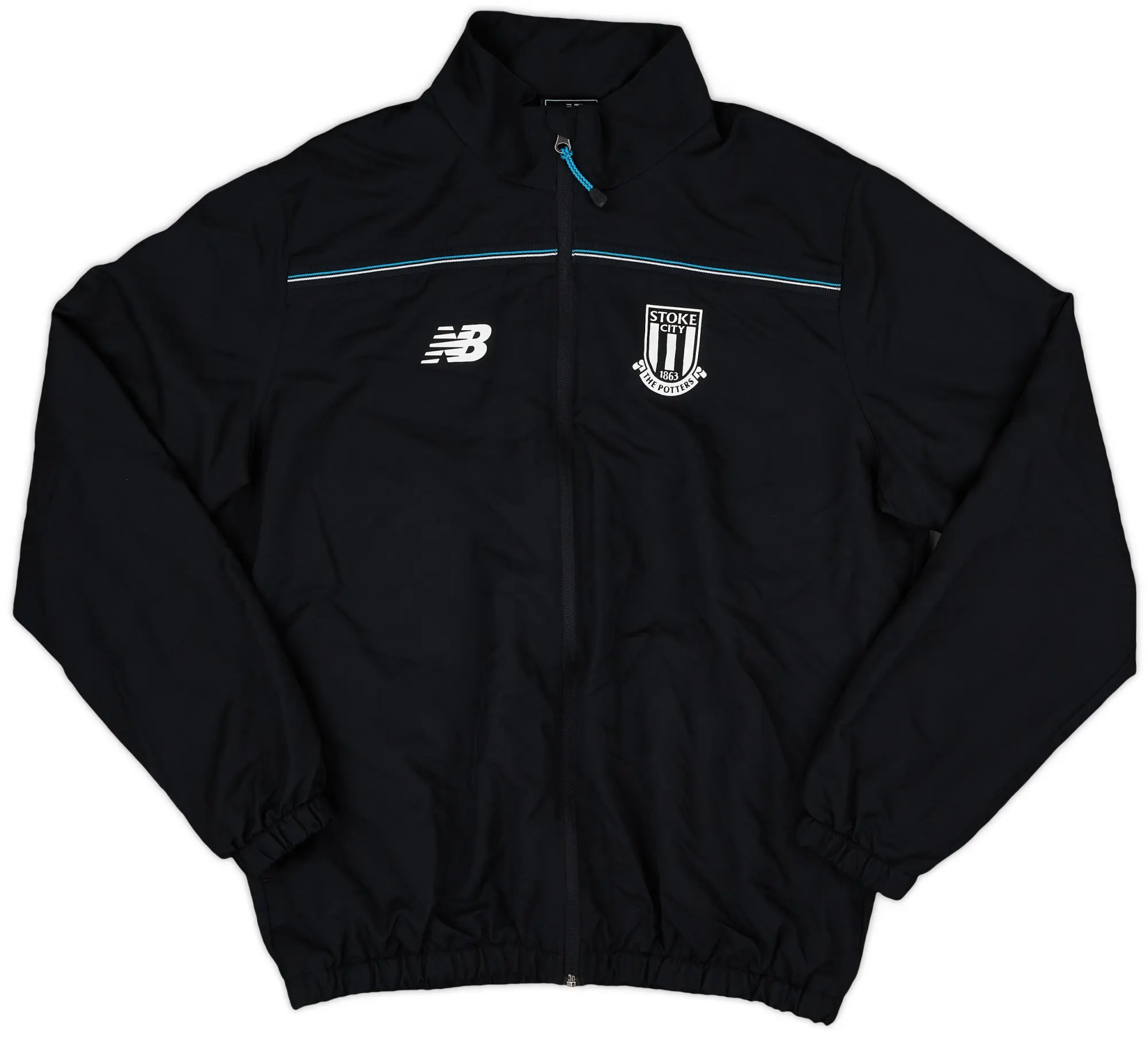 2015-16 Stoke City New Balance Track Jacket - 9/10 - (L)