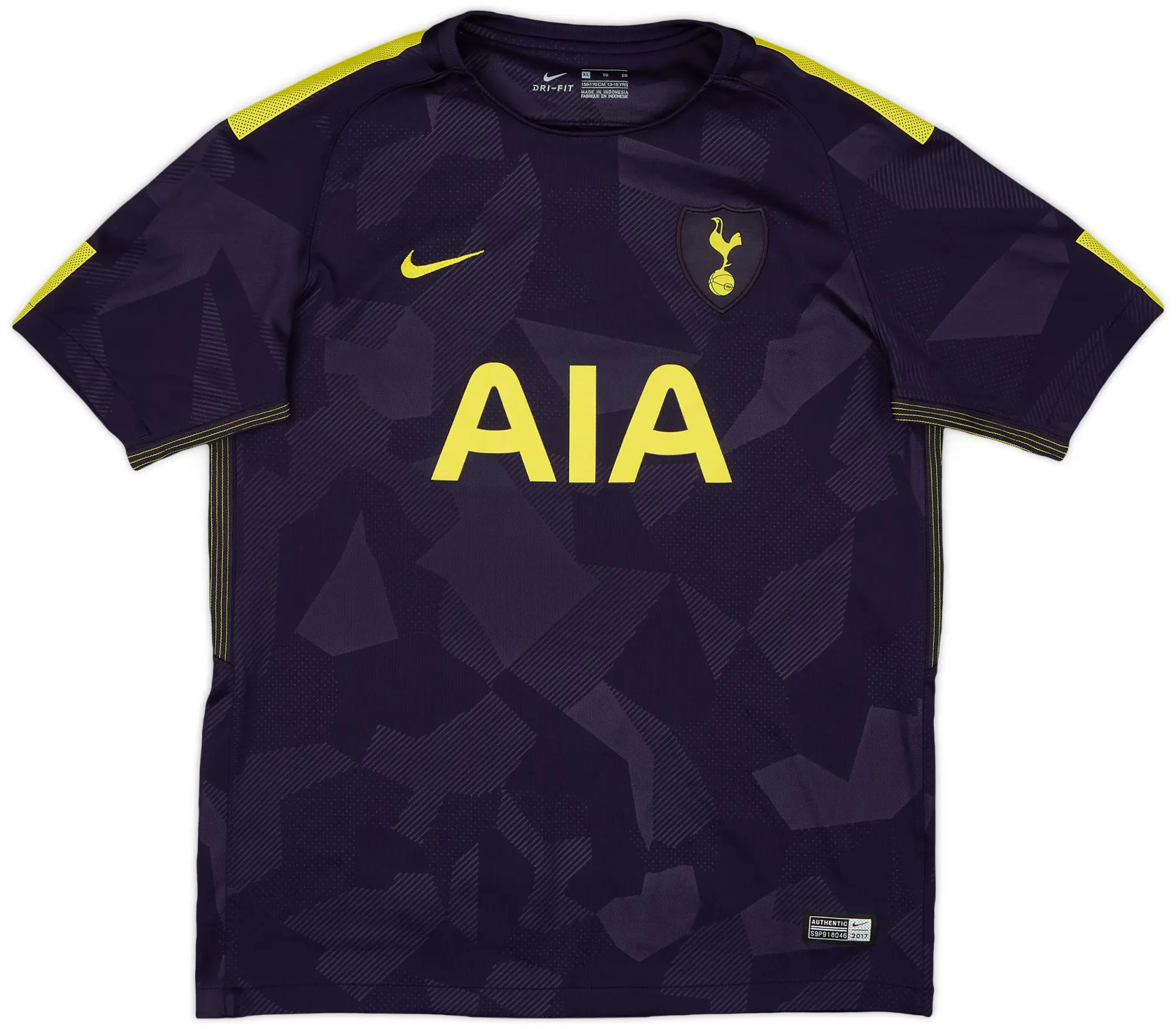 Nike 2017-18 Tottenham Third Shirt - 9/10 - (XL.Boys)