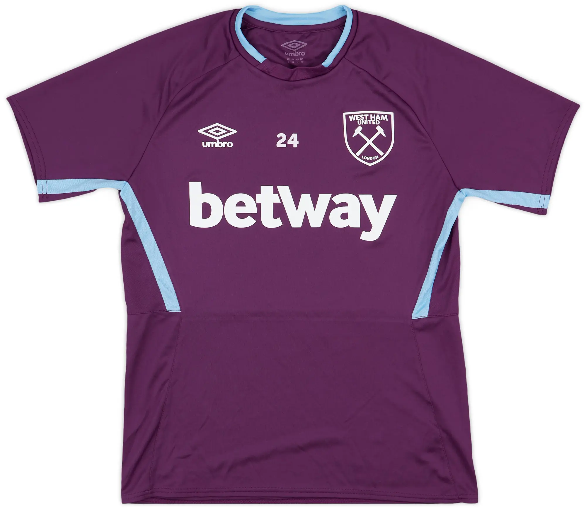 2016-17 West Ham Player Issue Umbro Training Shirt #24 - 9/10 - (M)