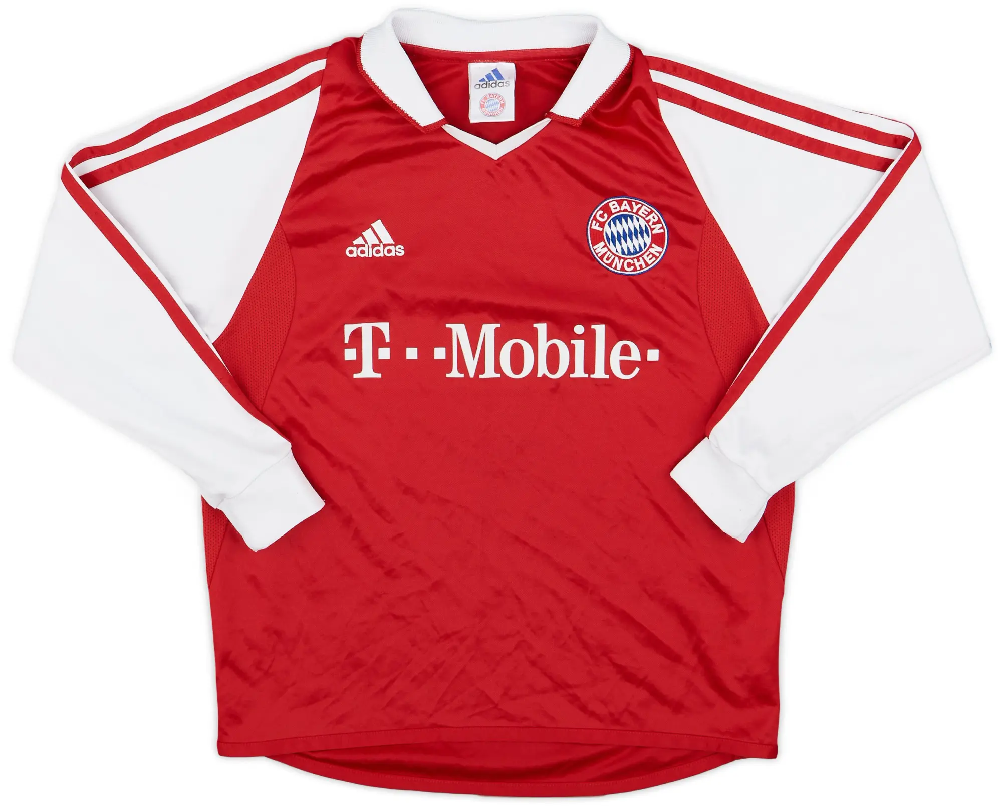 adidas 2003-04 Bayern Munich Home Shirt - 9/10 - (M.Boys)
