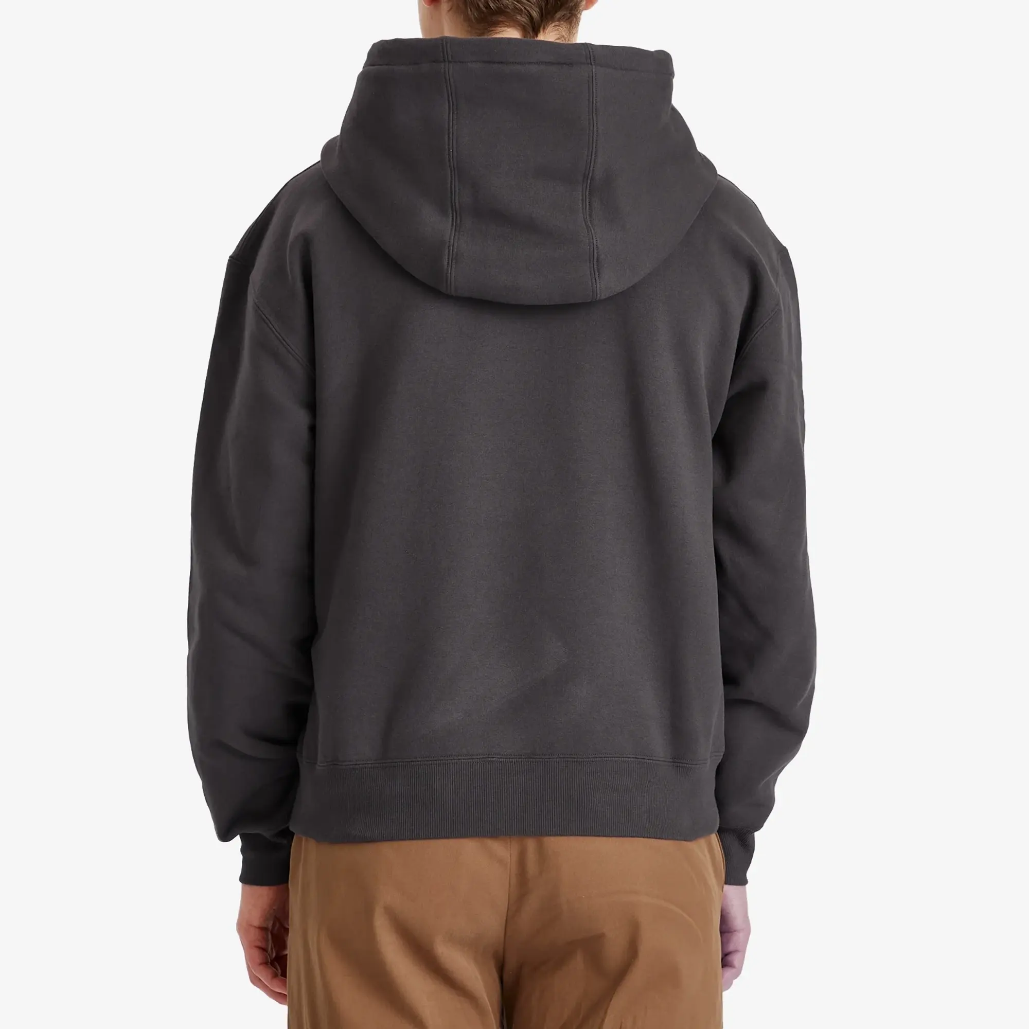 Saint Laurent Men's Tonal Vintage Logo Hoodie Acier
