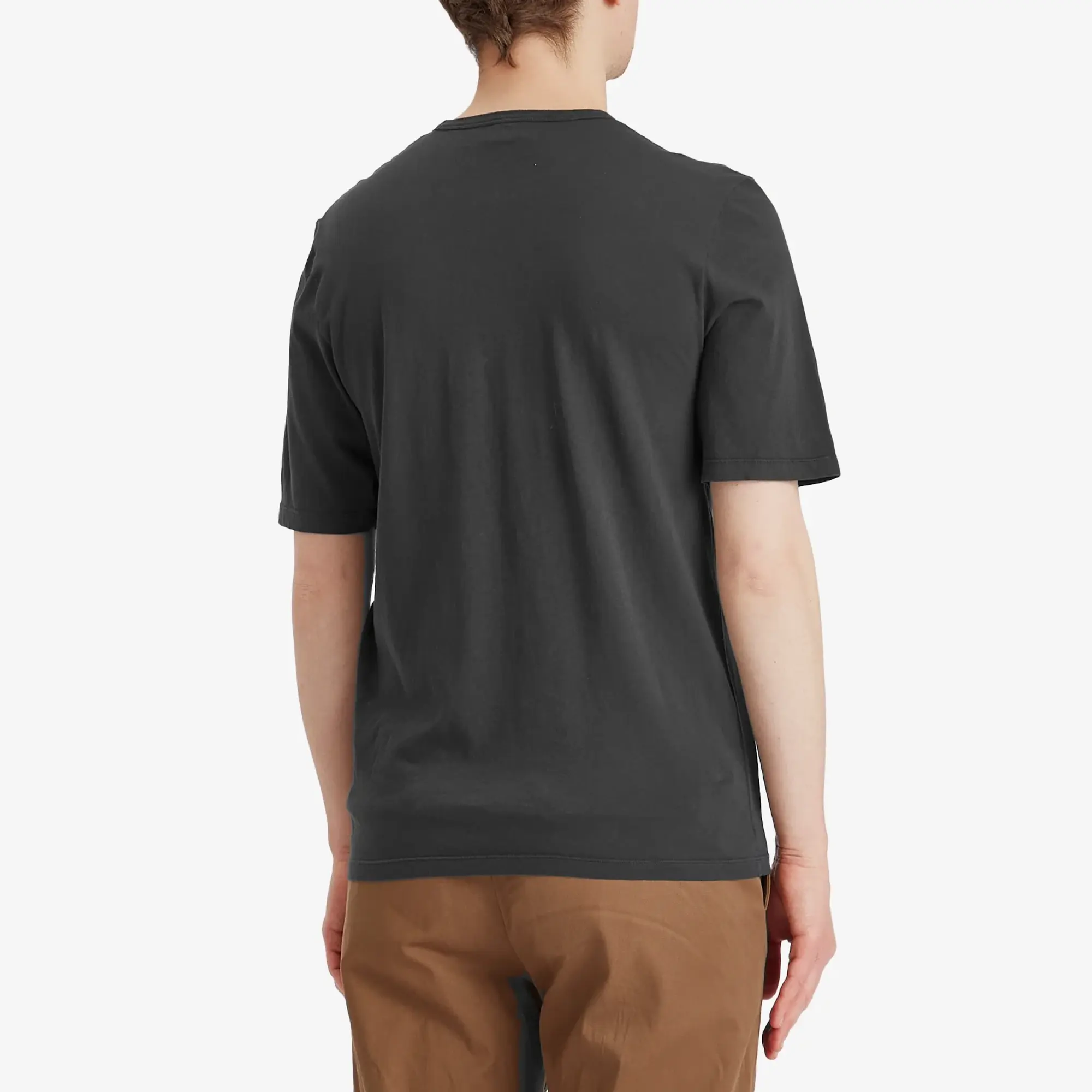 Saint Laurent Men's Tonal Logo T-Shirt Noir Blanchi