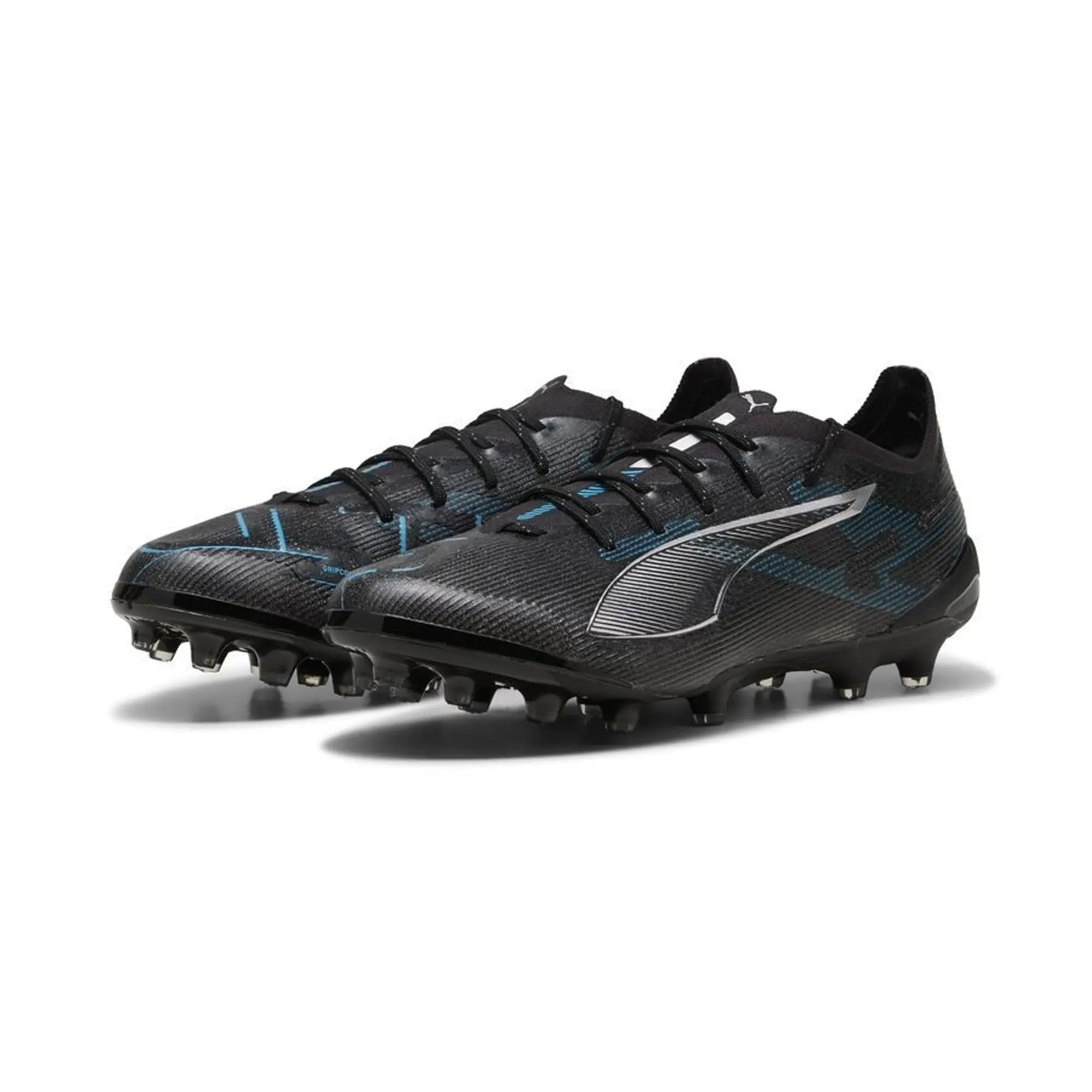 Puma Ultra 5 Ultimate Ag Eclipse - Puma Black/Puma Silver/Bright Aqua - ['Black']