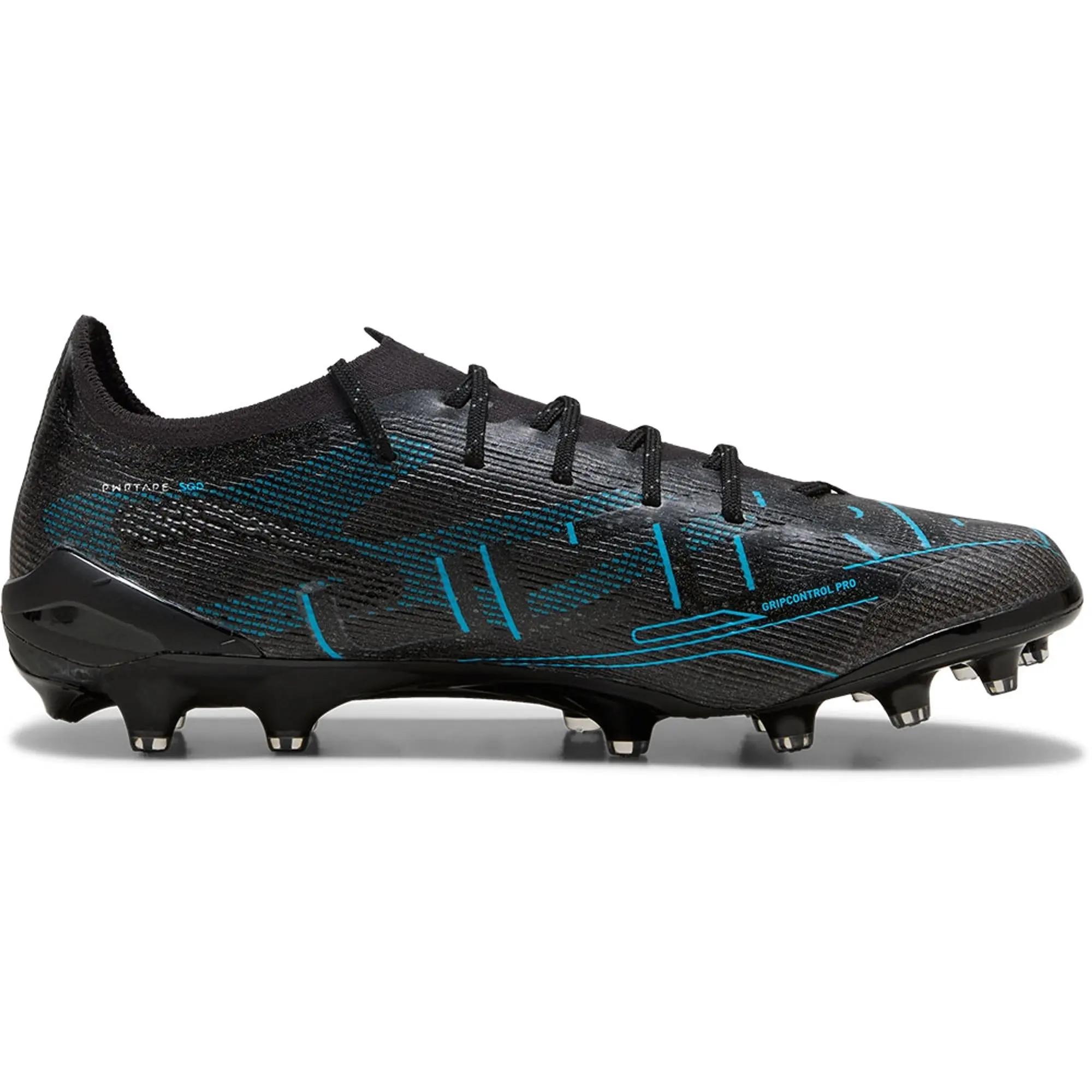 Puma Ultra 5 Ultimate Ag Eclipse - Puma Black/Puma Silver/Bright Aqua - ['Black']