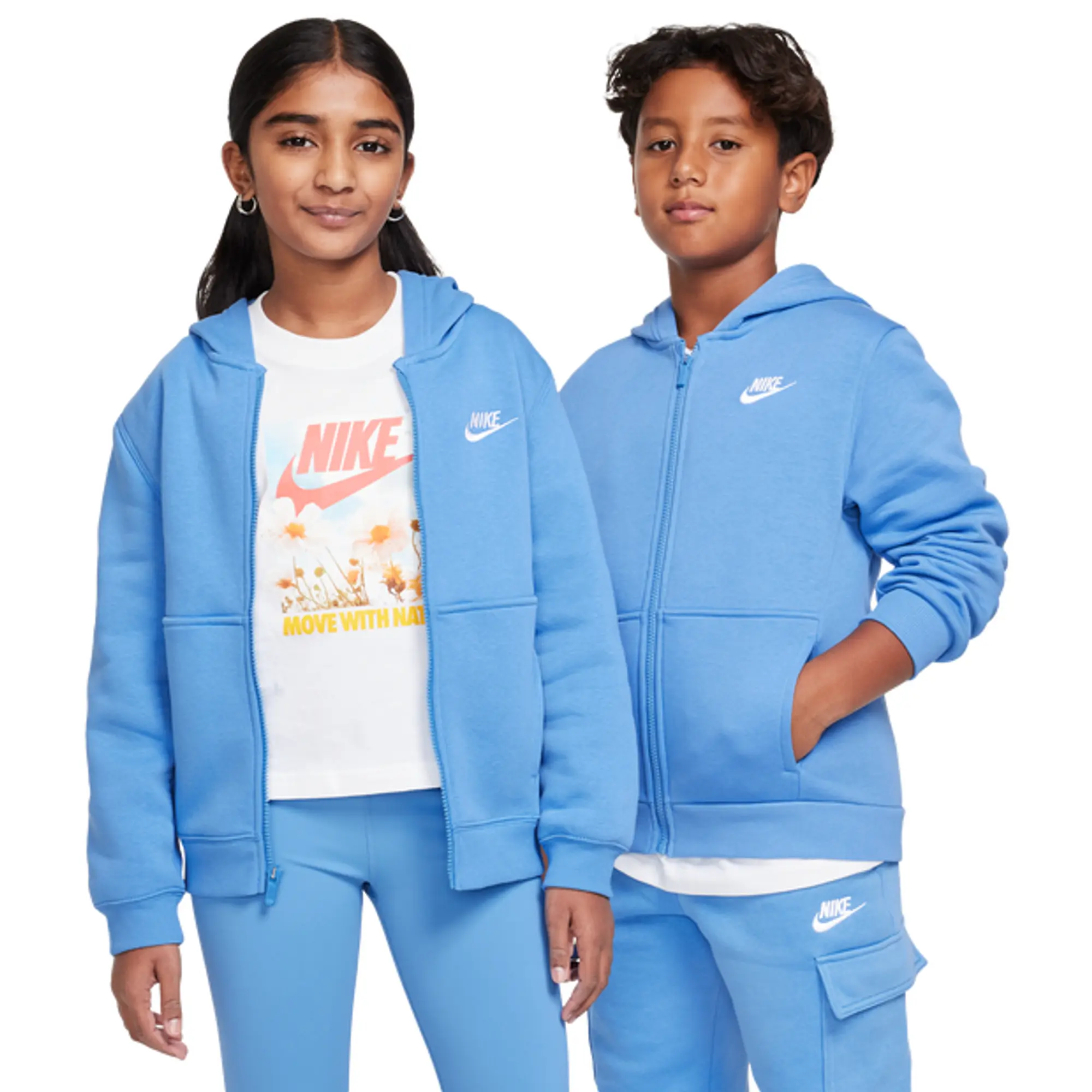 Nike Club Unisex Hoodies - Blue