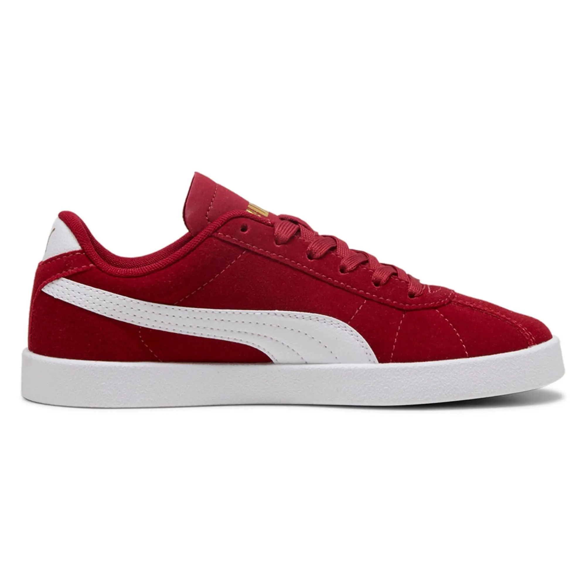 Puma  Club II Jr  girls's Children's Shoes (Trainers) in Red