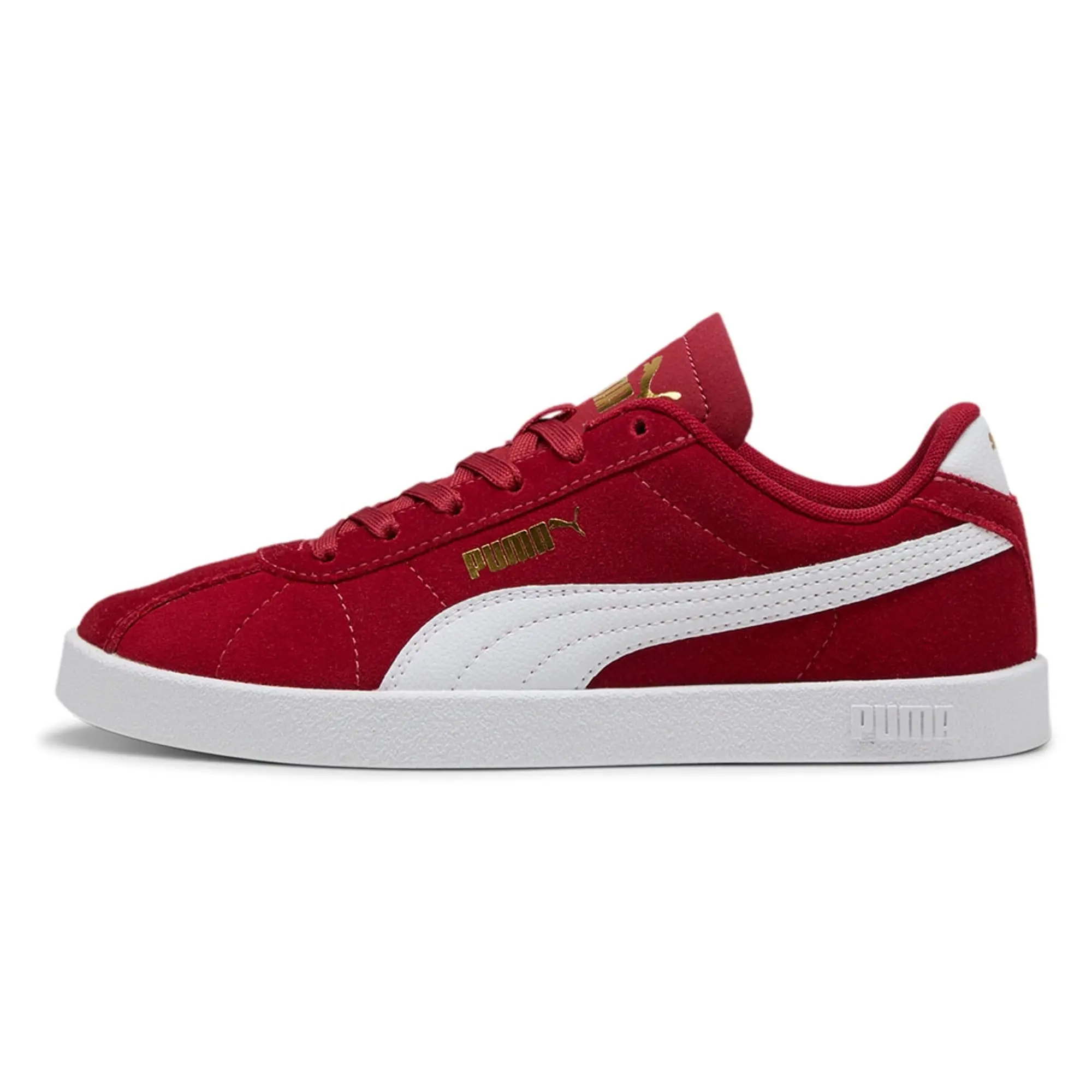 Puma  Club II Jr  girls's Children's Shoes (Trainers) in Red