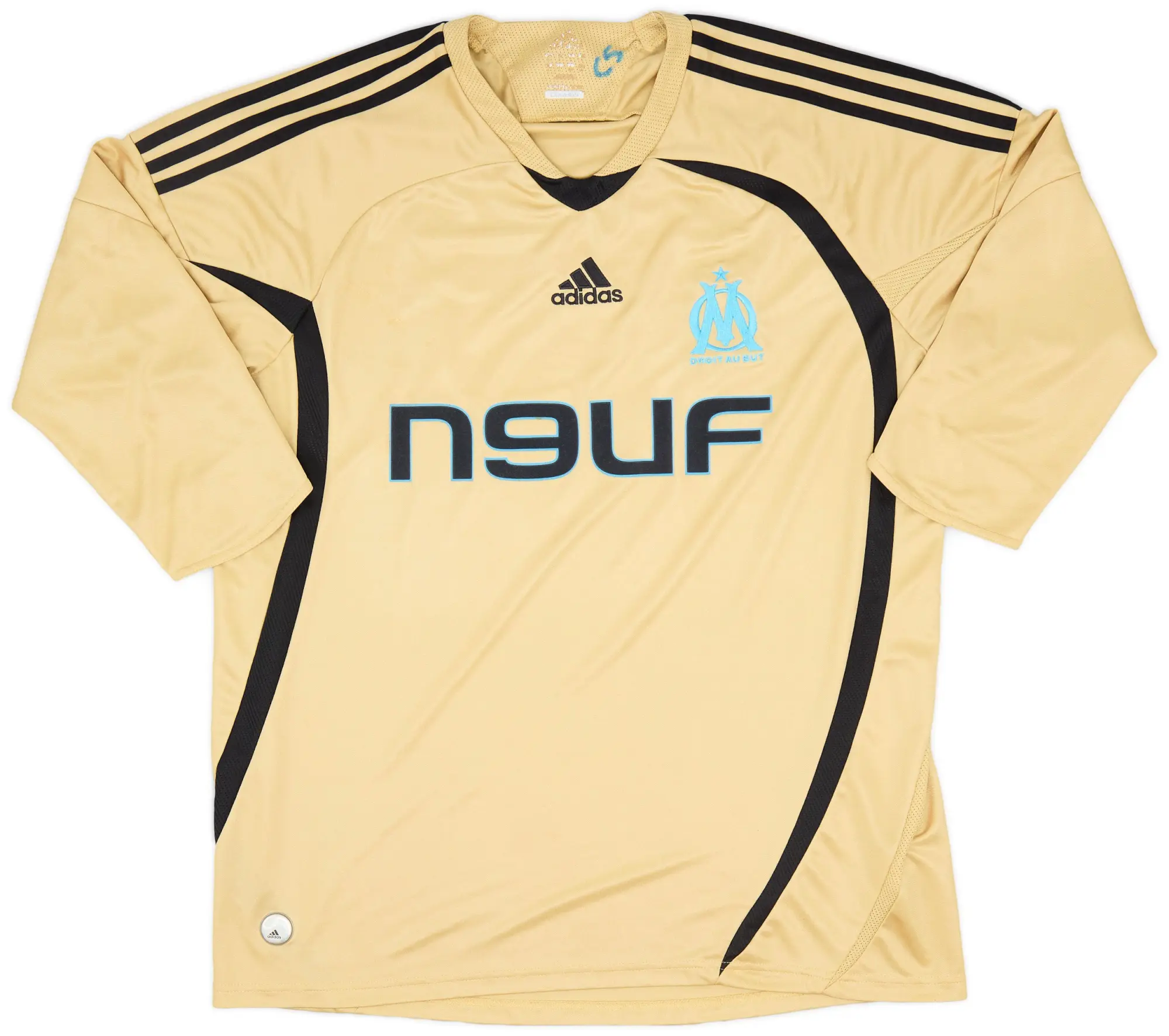 adidas 2008-09 Olympique Marseille Third Shirt Ben Arfa #20 - 8/10 - (XL)