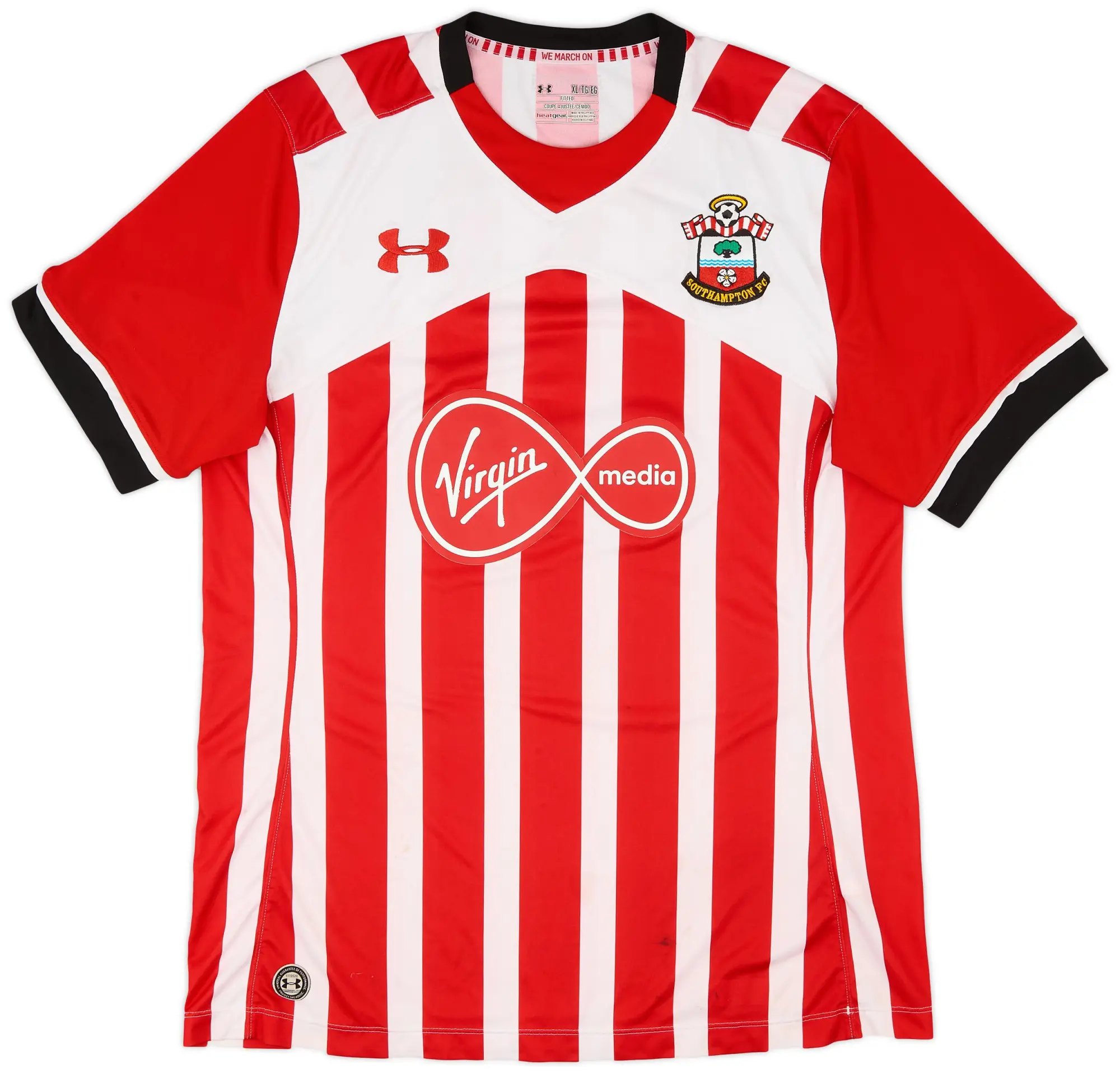 Under Armour 2016-17 Southampton Home Shirt Virgil #17 - 5/10 - (XL)