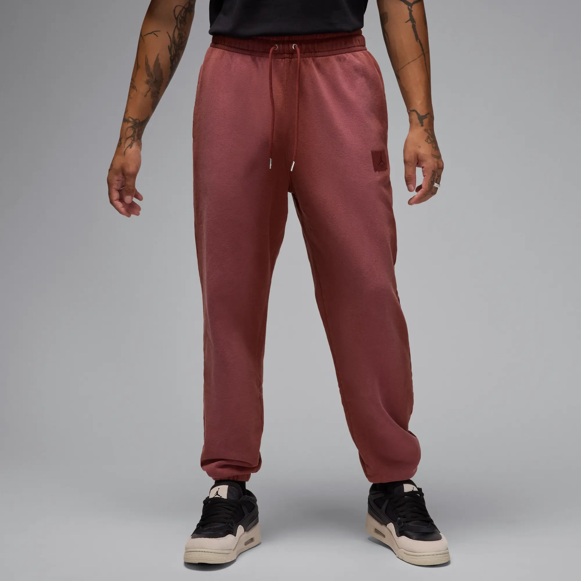 Nike Jordan Flight Fleece Men's Trousers - Brown - Cotton