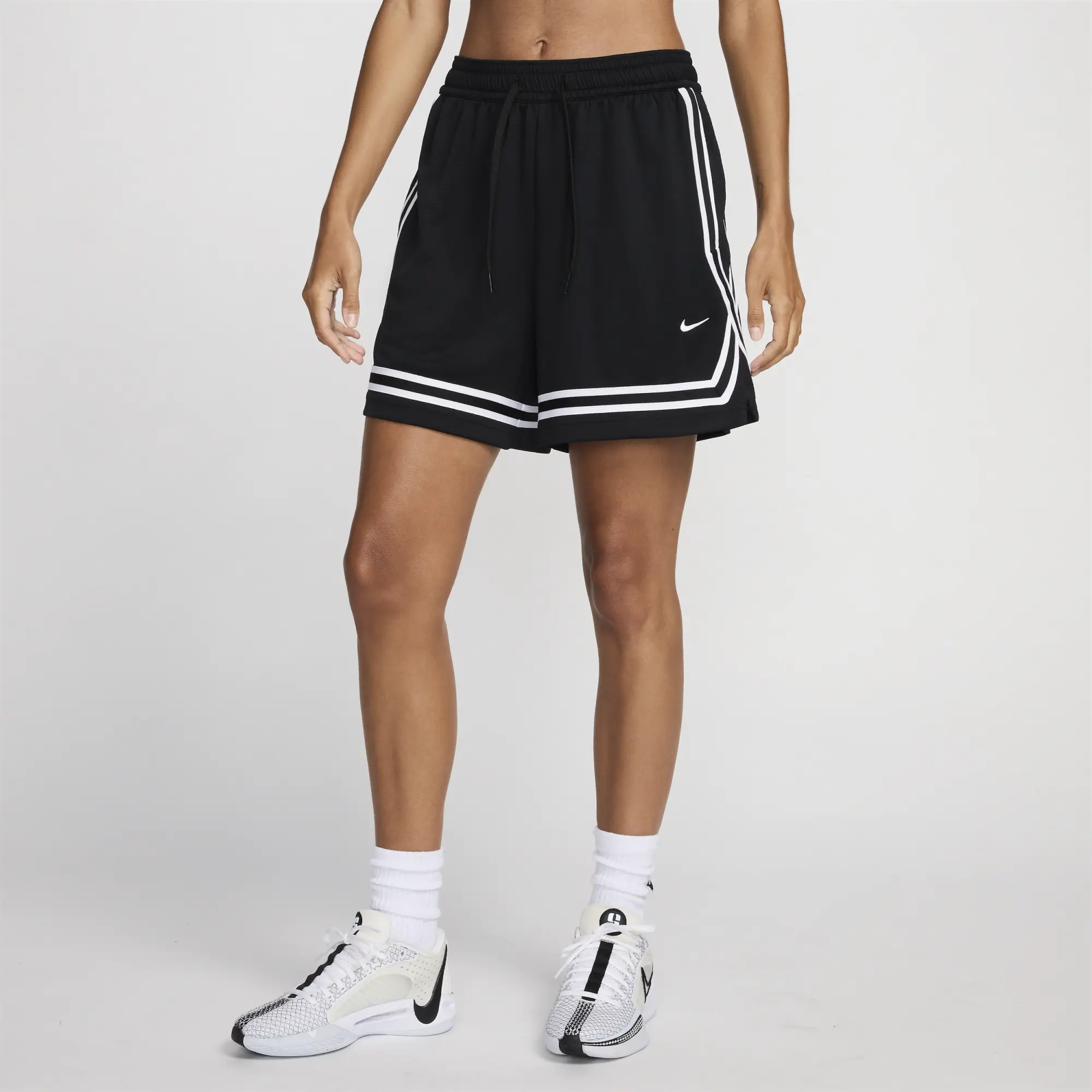 Nike Crossover Women's Dri-FIT 12.5cm (approx.) Basketball Shorts - Black - Polyester