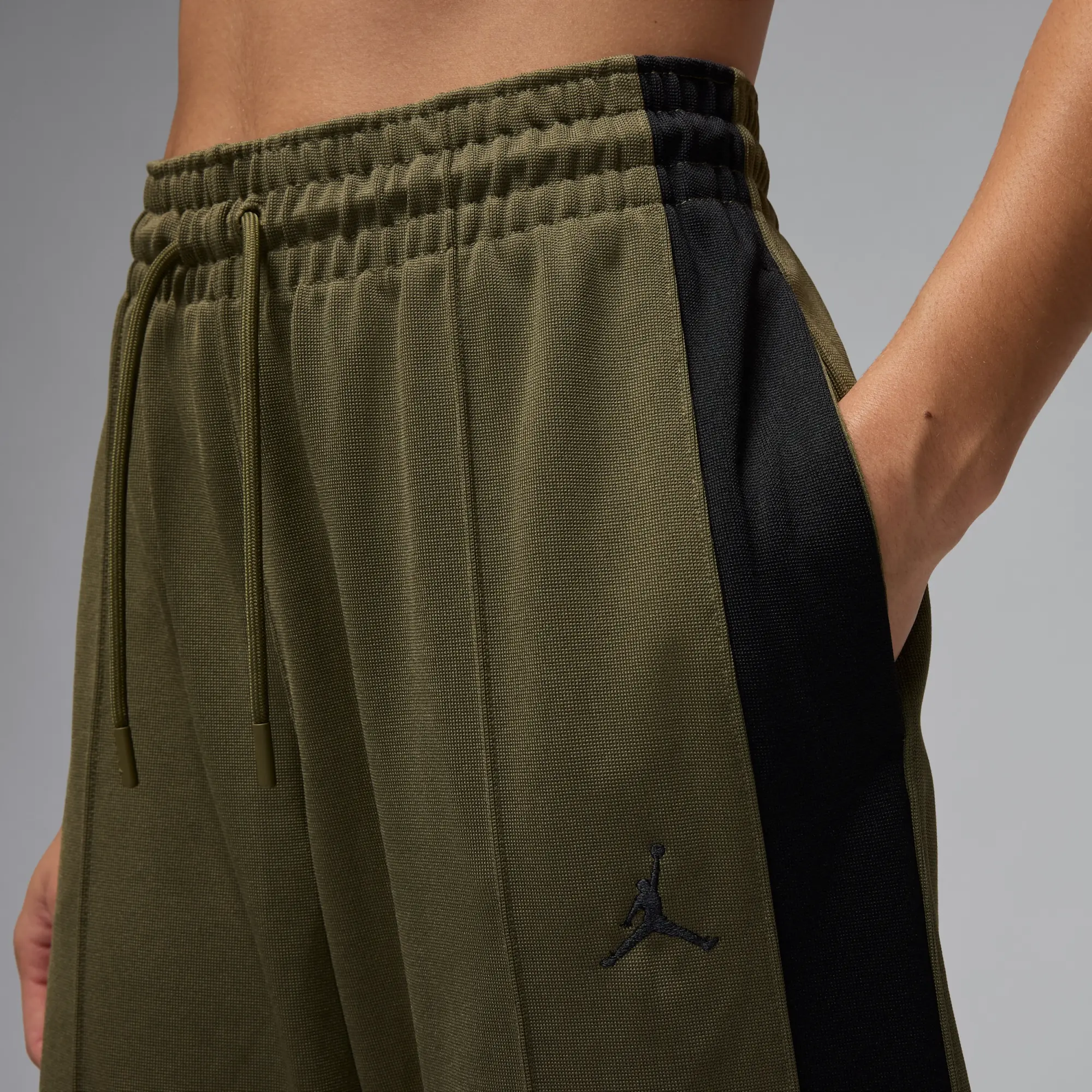 Nike Jordan Women's Knit Tracksuit Bottoms - Green - Polyester/Elastane