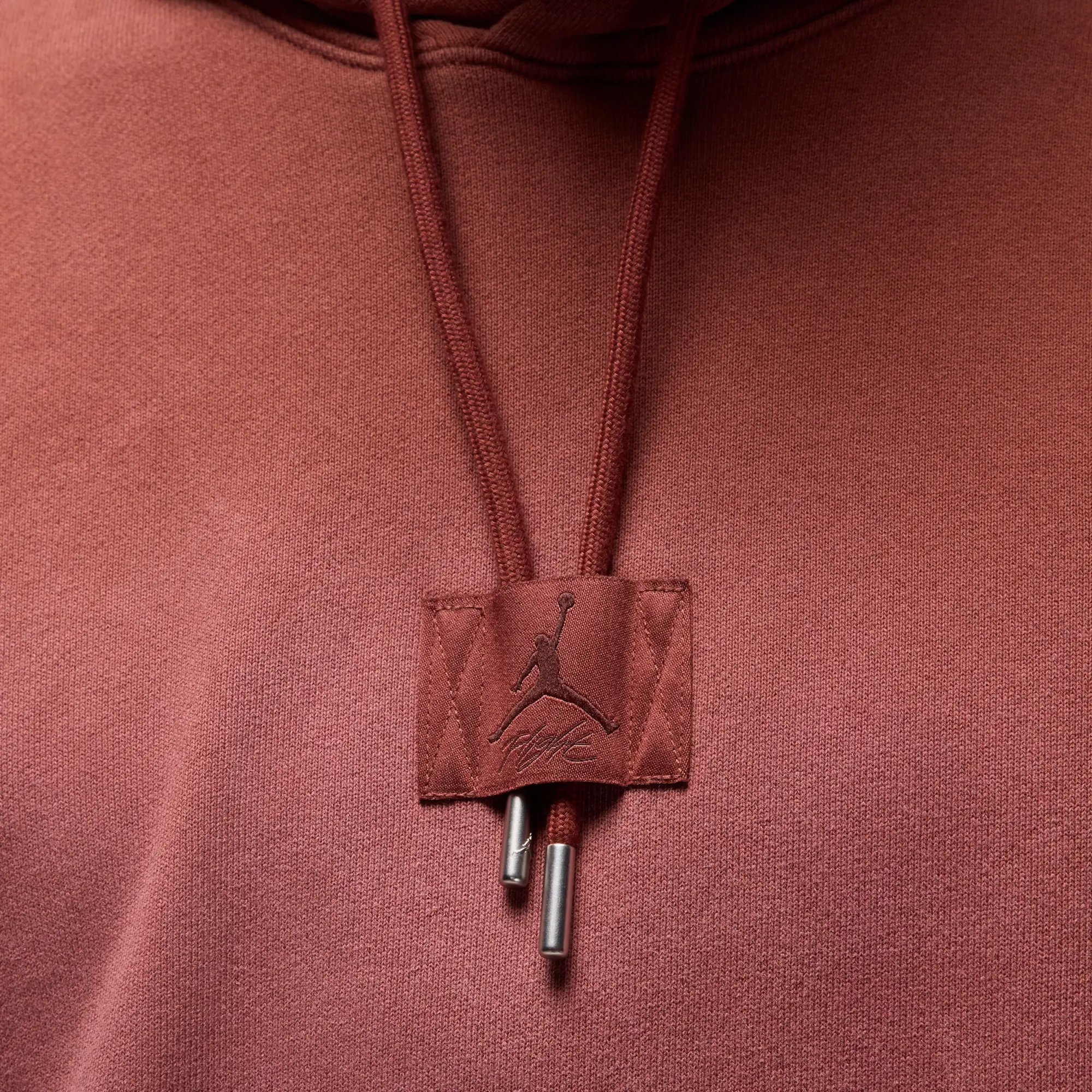 Nike Jordan Flight Fleece Men's Pullover Hoodie - Brown - Cotton