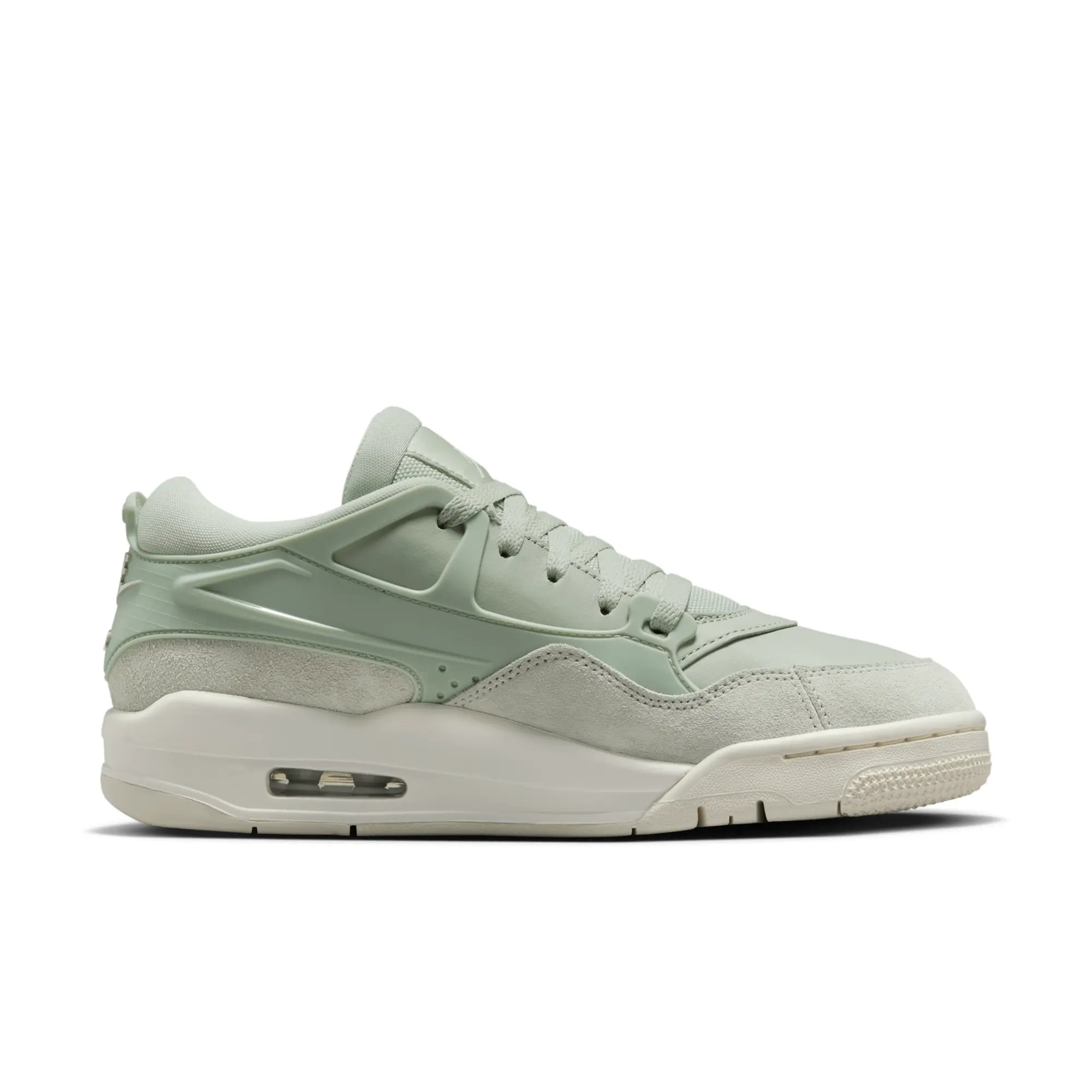 Nike Jordan Jordan 4 Retro Trainers In Green And Cream-White