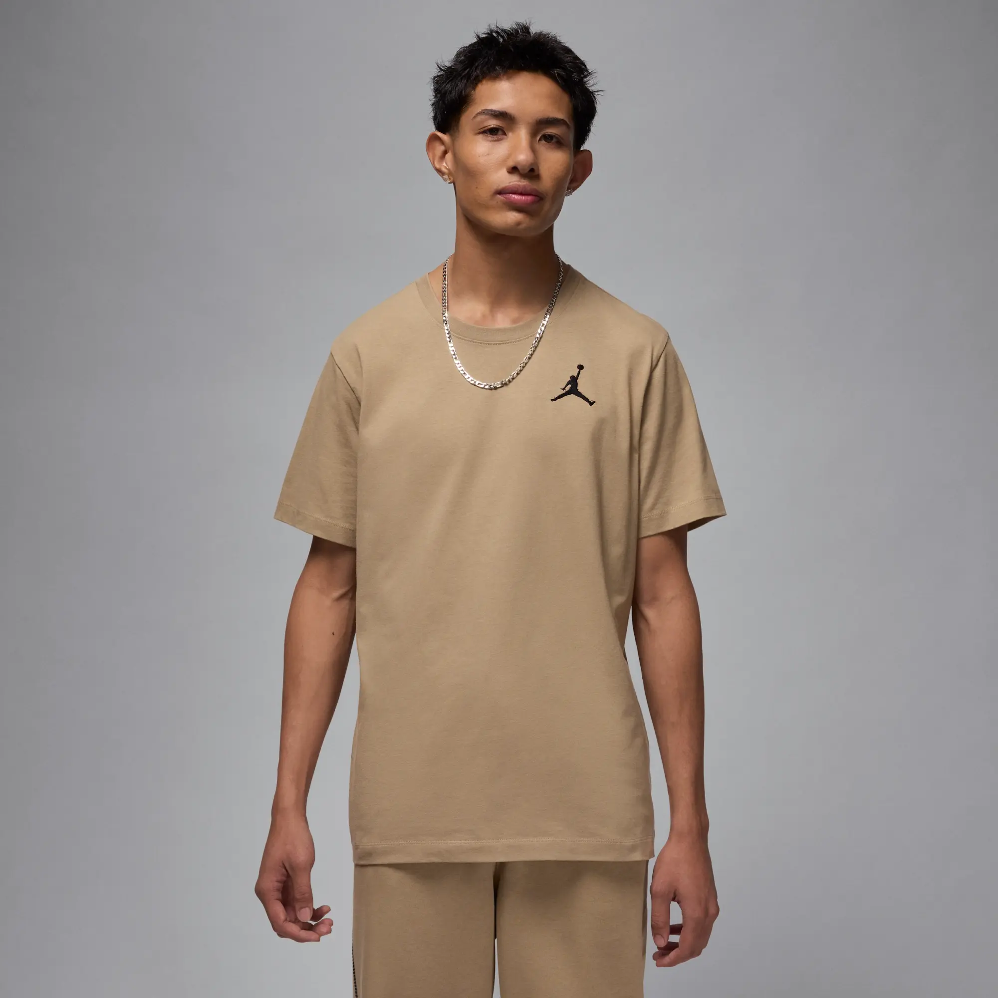 Nike Jordan Jumpman Men's Short-Sleeve T-Shirt - Brown - Cotton