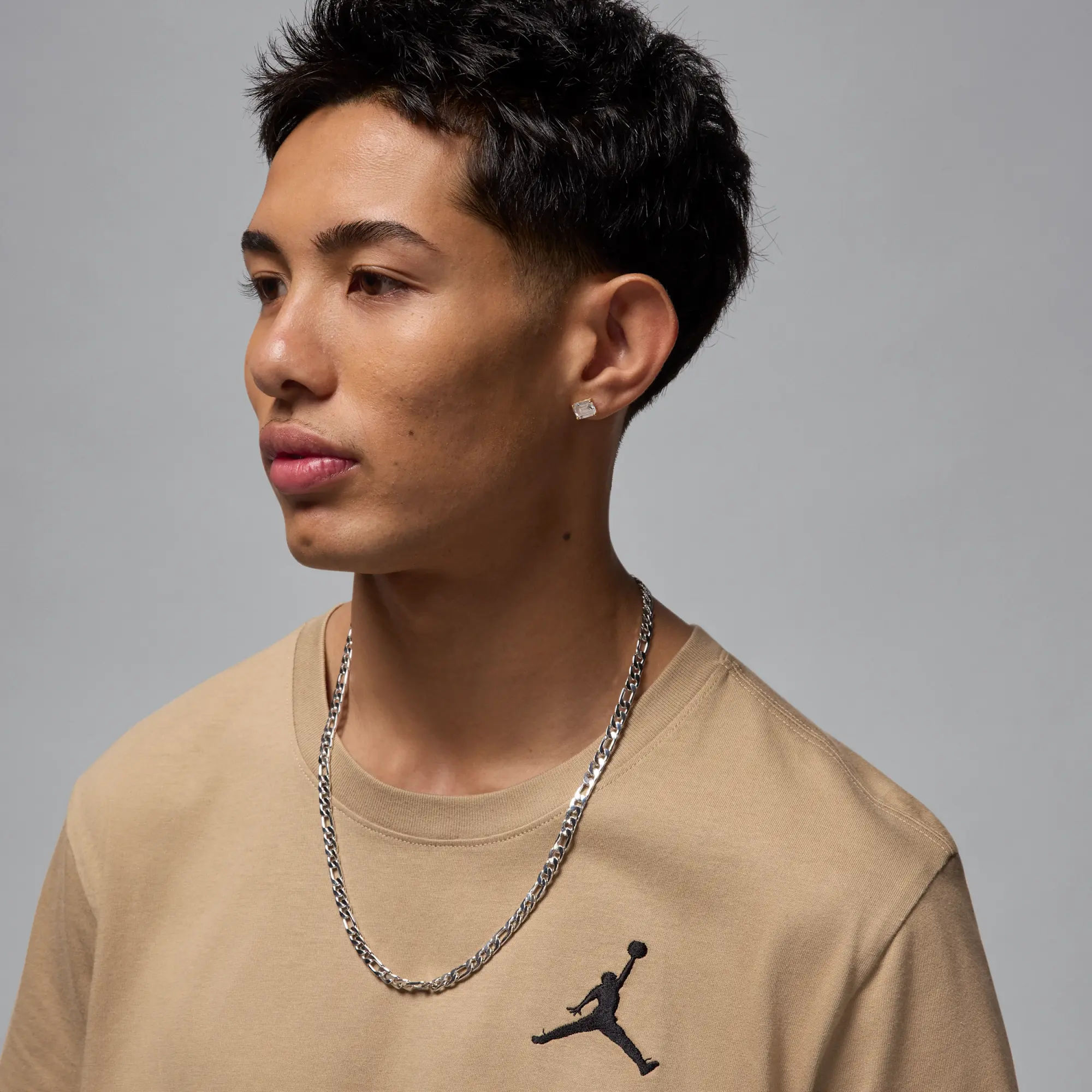 Nike Jordan Jumpman Men's Short-Sleeve T-Shirt - Brown - Cotton