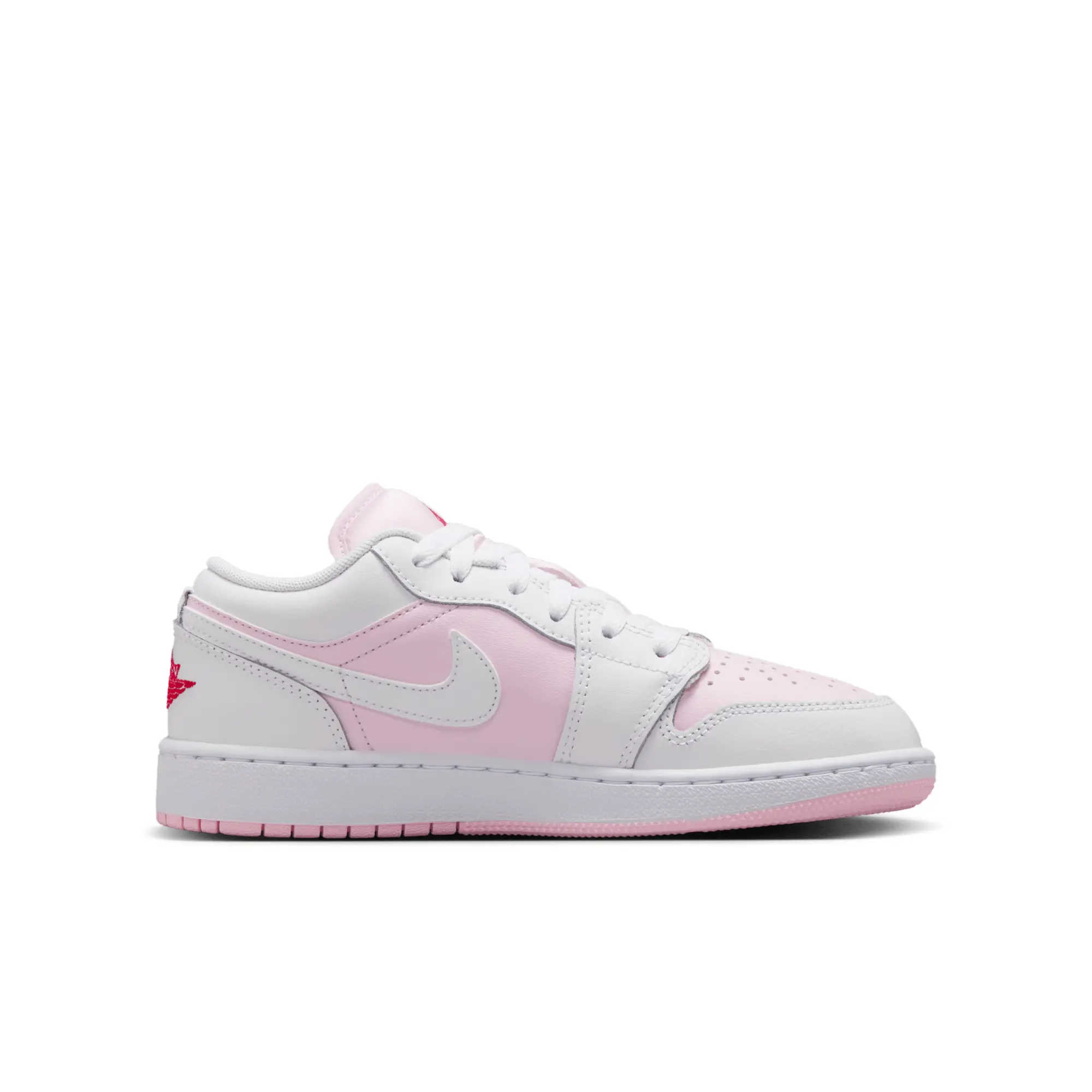 Nike Jordan Jordan Junior Air Jordan 1 Low Trainer - Pink - Size 5.5 - Pink
