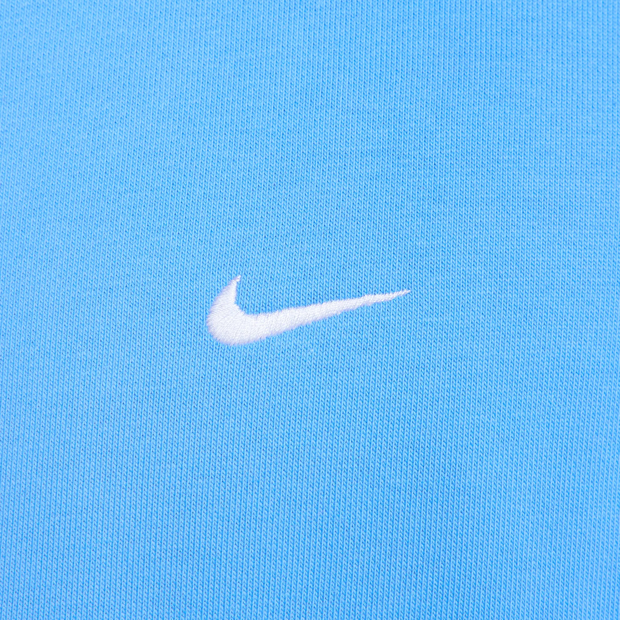 Sweatshirt Nike Solo Swoosh Men's Fleece Pullover Hoodie University Blue/ White Xxl