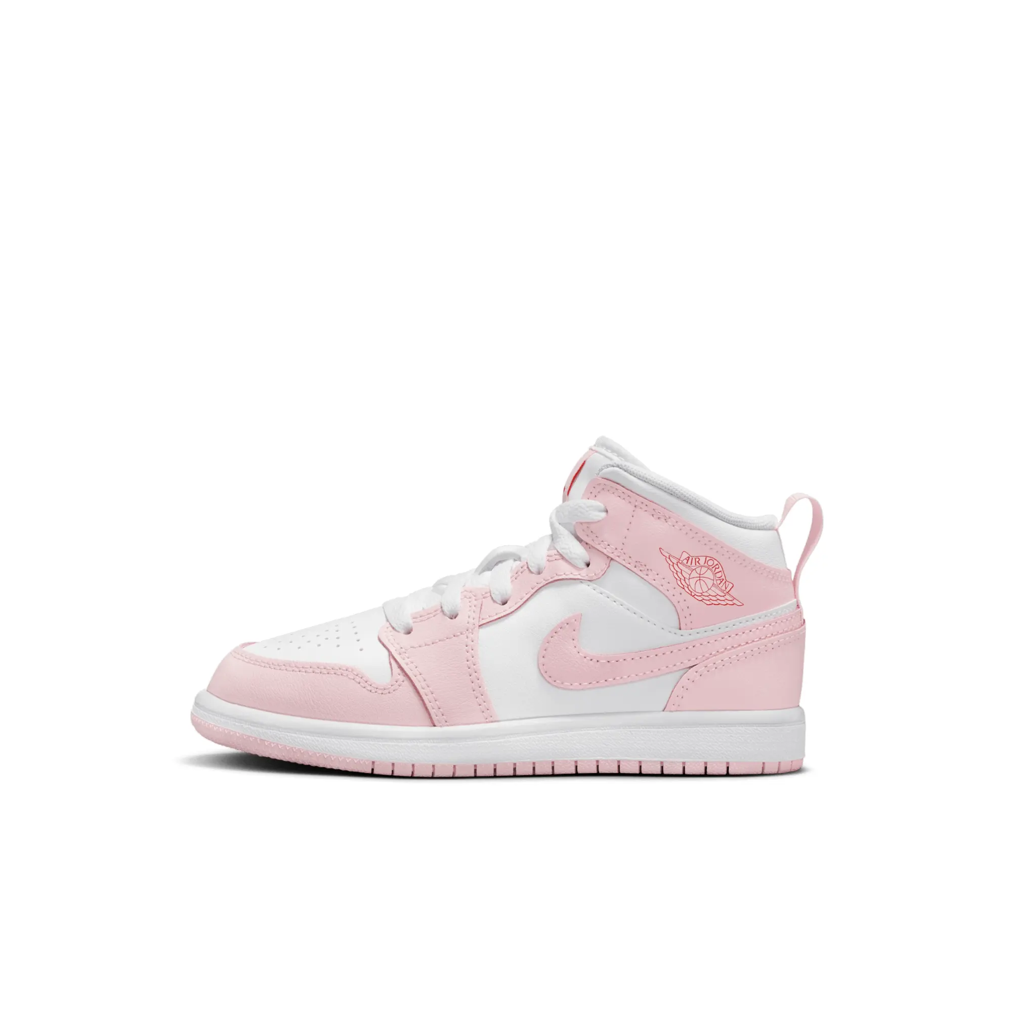 Nike Jordan 1 Mid Younger Kids' Shoes - Pink