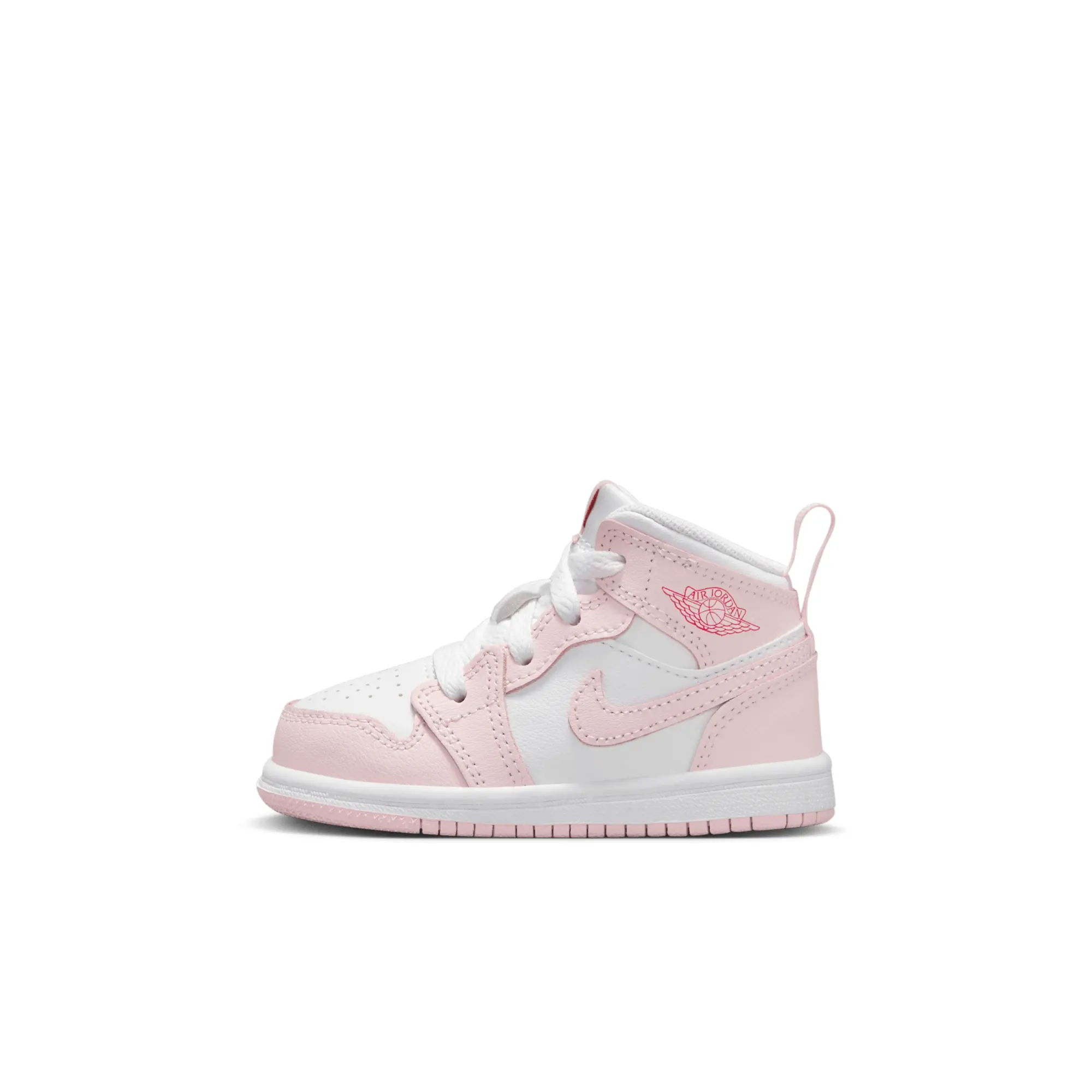 Nike Jordan 1 Mid Baby/Toddler Shoes - Pink