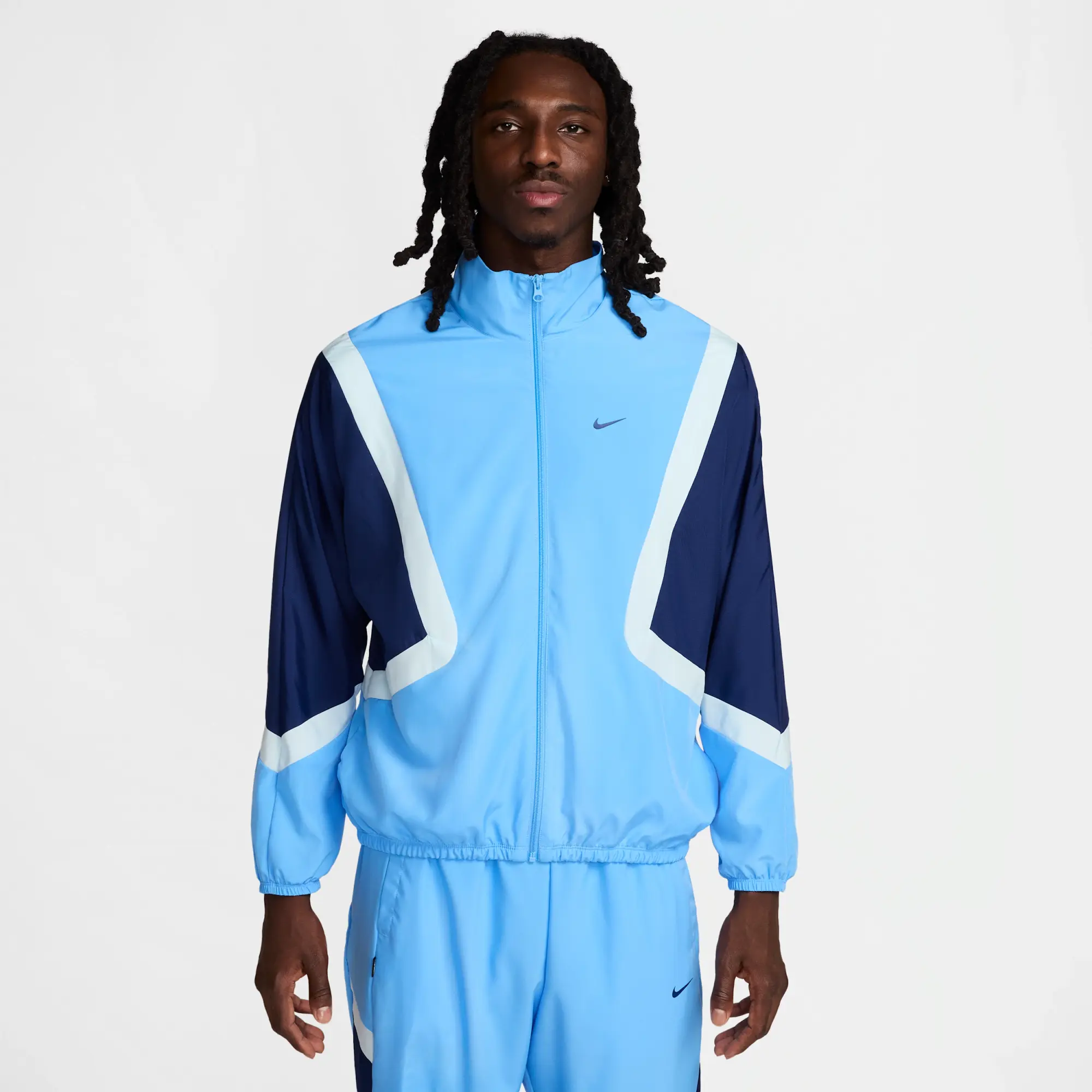 Nike Icon Men's Woven Basketball Jacket - Blue - Polyester