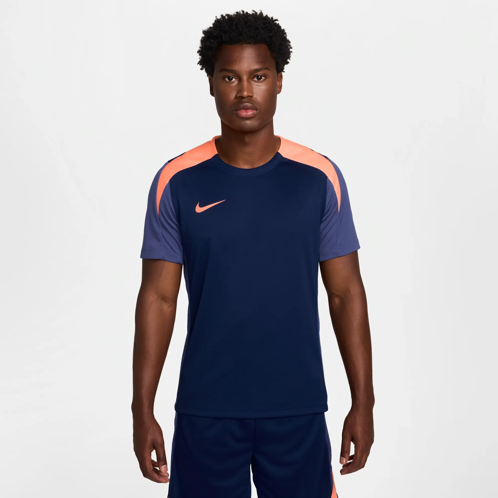 Nike Strike Men's Dri-FIT Short-Sleeve Football Top - Blue - Polyester