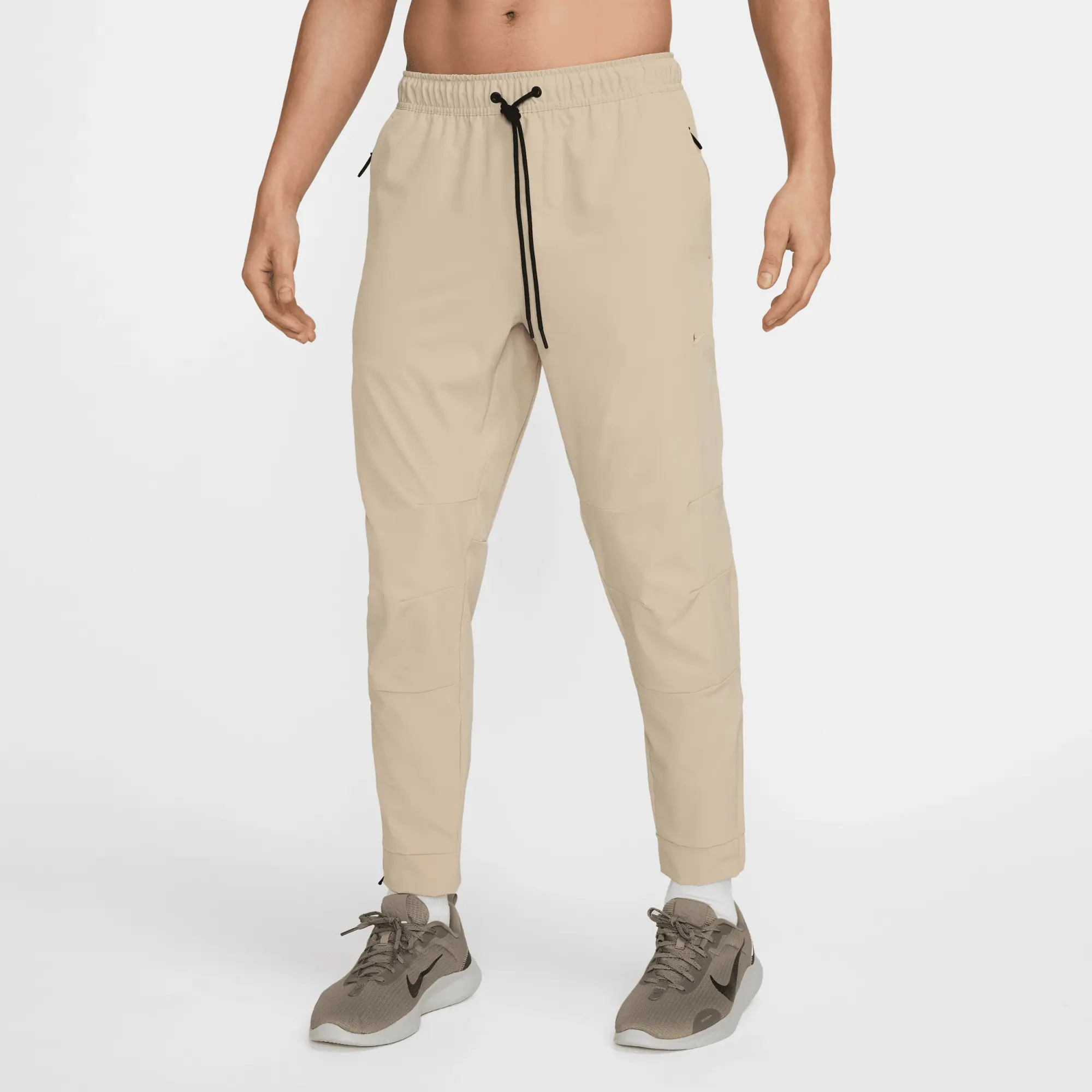 Nike Unlimited Men's Dri-FIT Zip Cuff Versatile Trousers - Brown - Polyester/Elastane