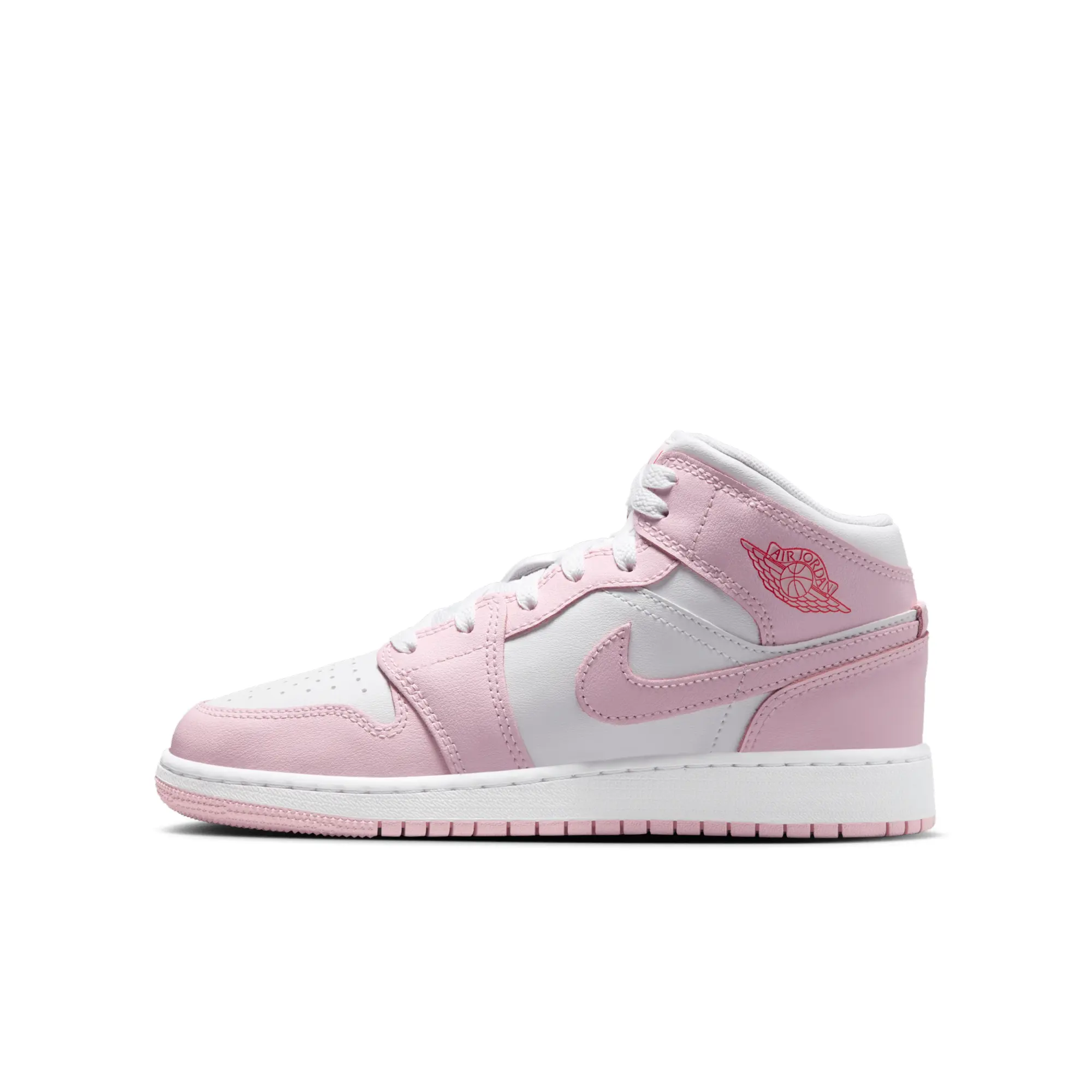 Nike Jordan Nike Air Jordan 1 Mid Older Kids' Shoes - Pink