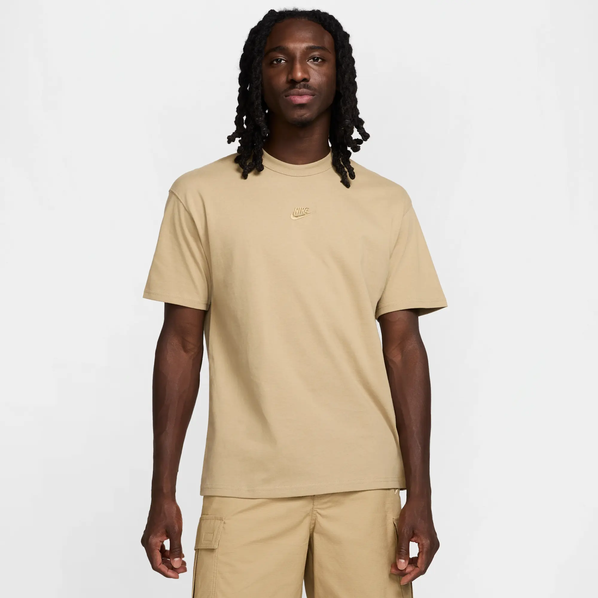 Nike Sportswear Premium Essentials Men's T-Shirt - Brown - Cotton