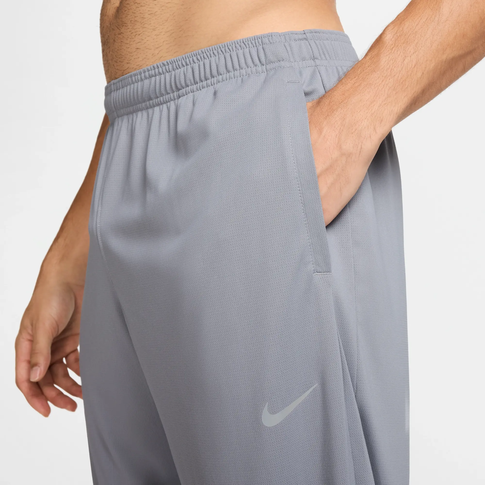 Nike Challenger Men's Dri-FIT Running Trousers - Grey - Polyester