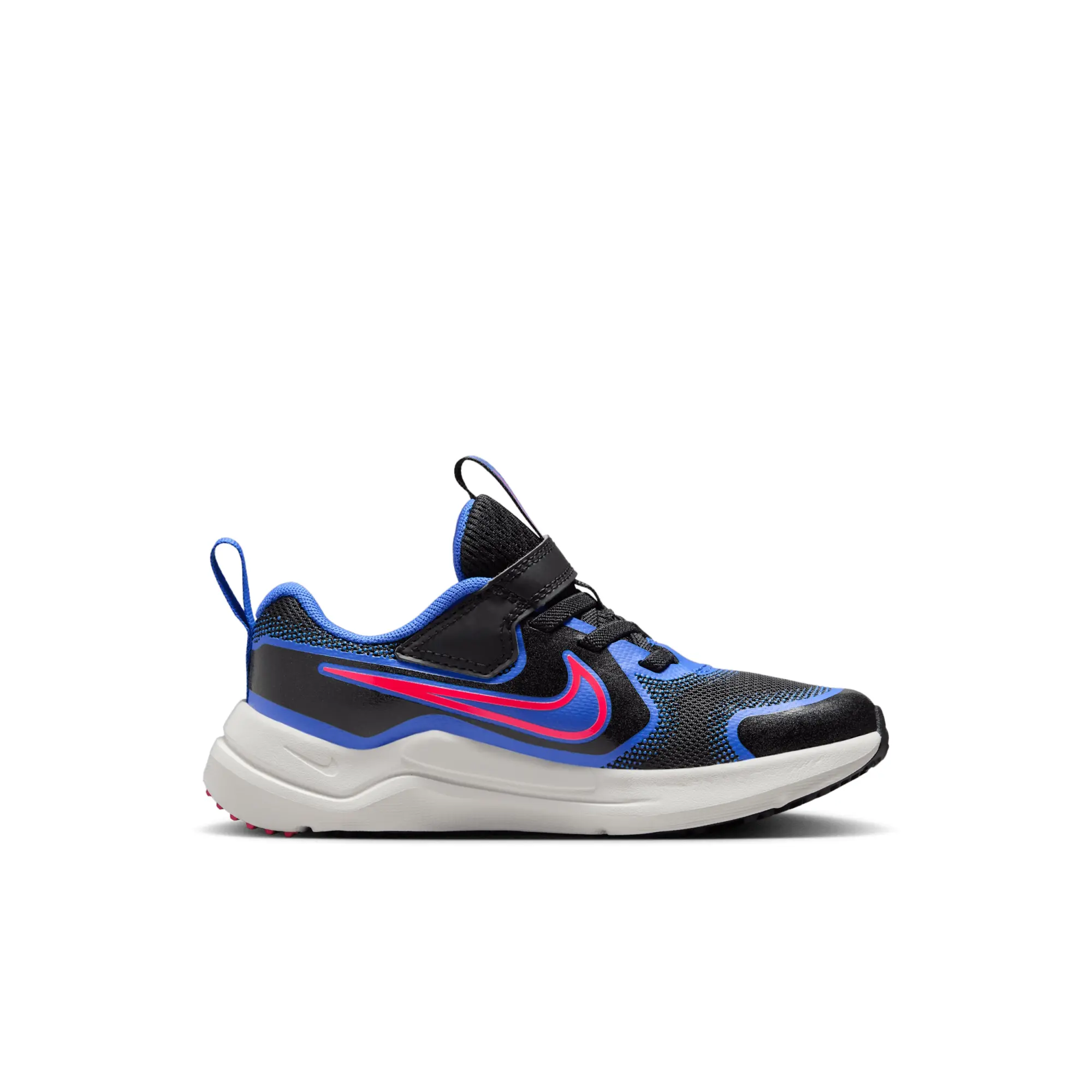 Nike black and blue cosmic runner Junior trainers