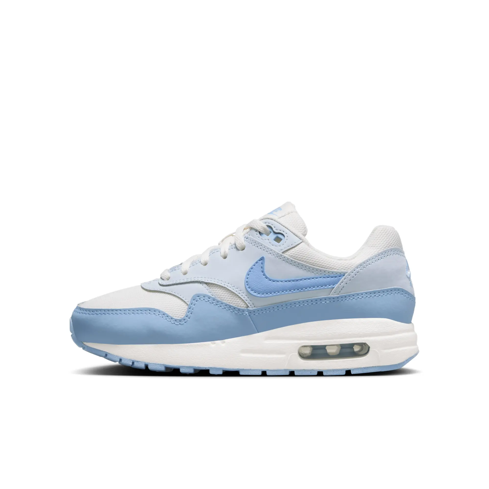 Nike Air Max 1 Older Kids' Shoes - White