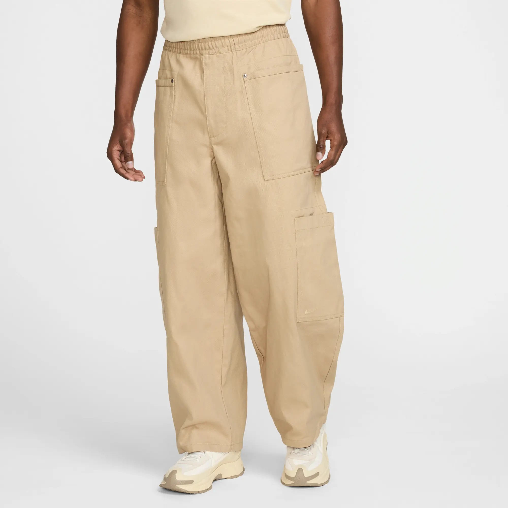 Nike Life Men's Utility Trousers - Brown - Cotton