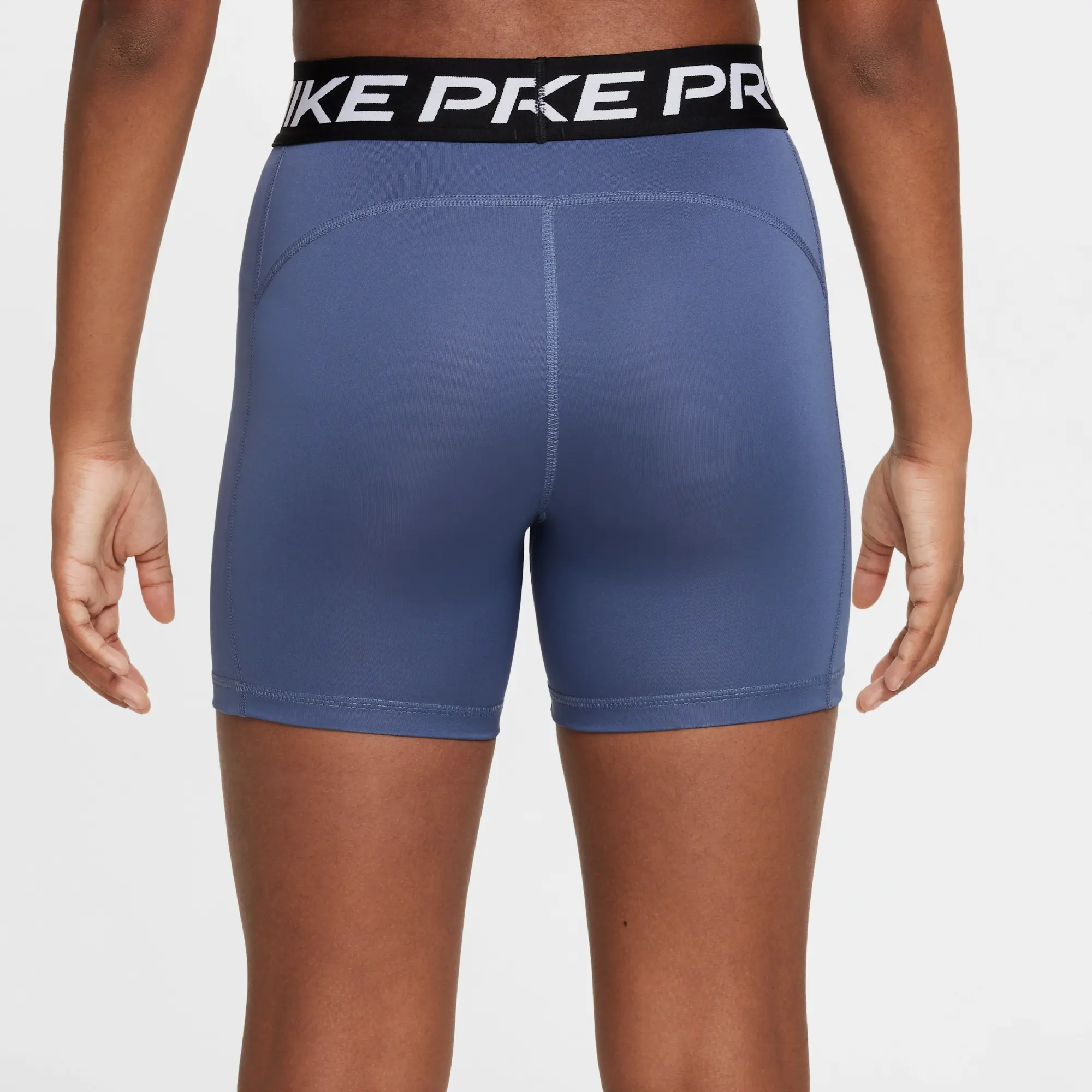 Nike Pro Girls' Shorts - Blue - Polyester/Elastane