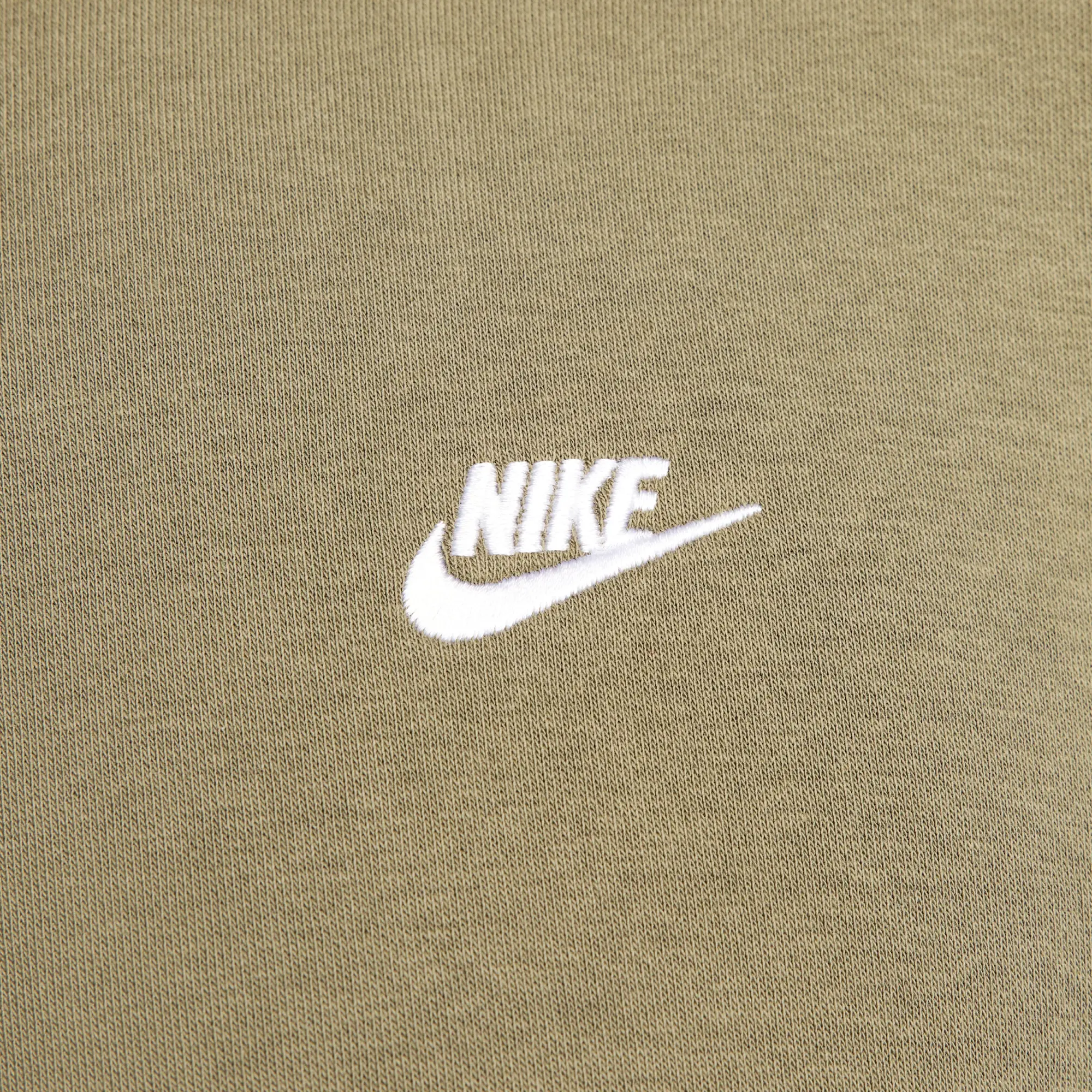 Nike Sportswear Club Men's Oversized Fleece Crew-Neck Sweatshirt - Green - Cotton/Polyester