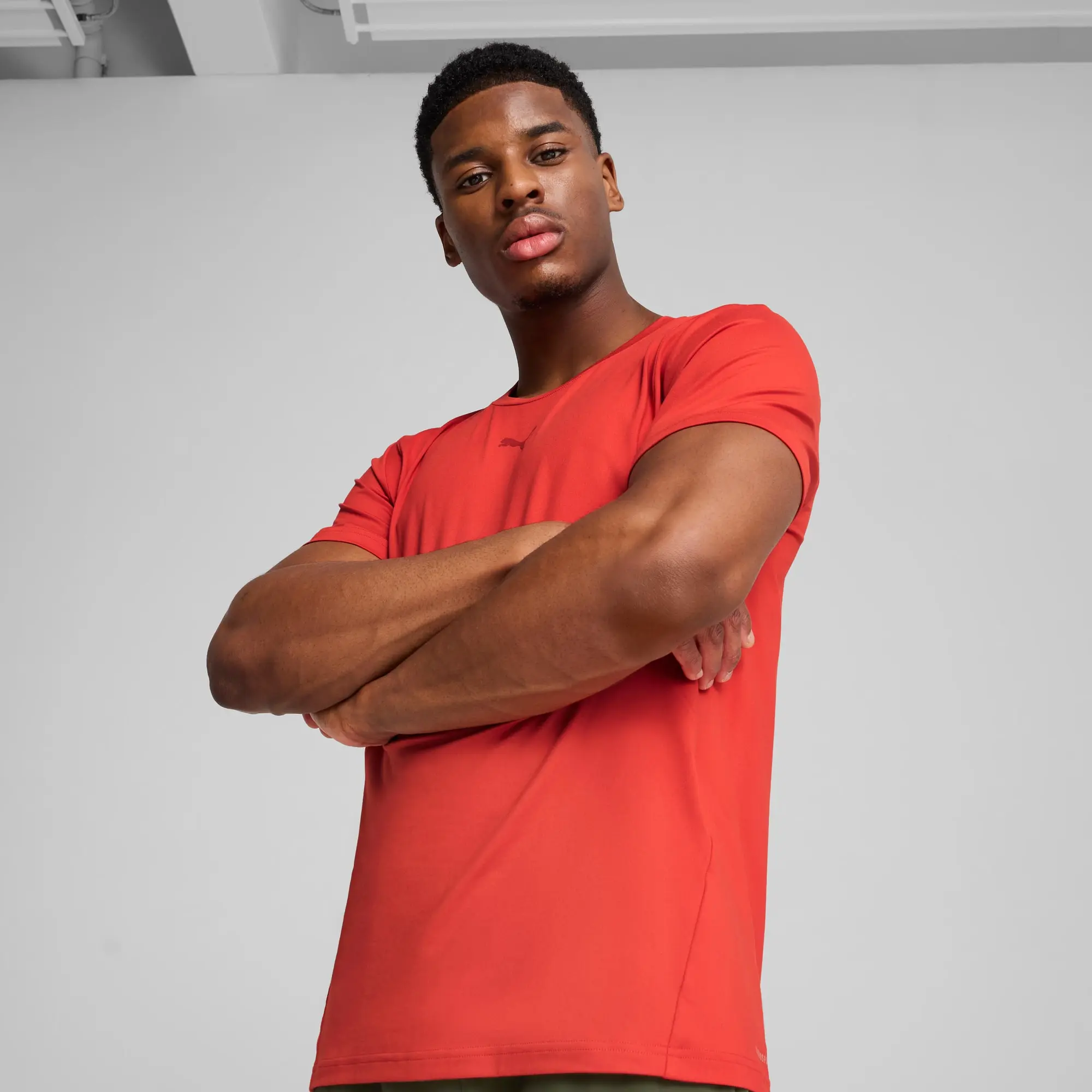 PUMA Cloudspun Soft T-Shirt Men, Red Fire