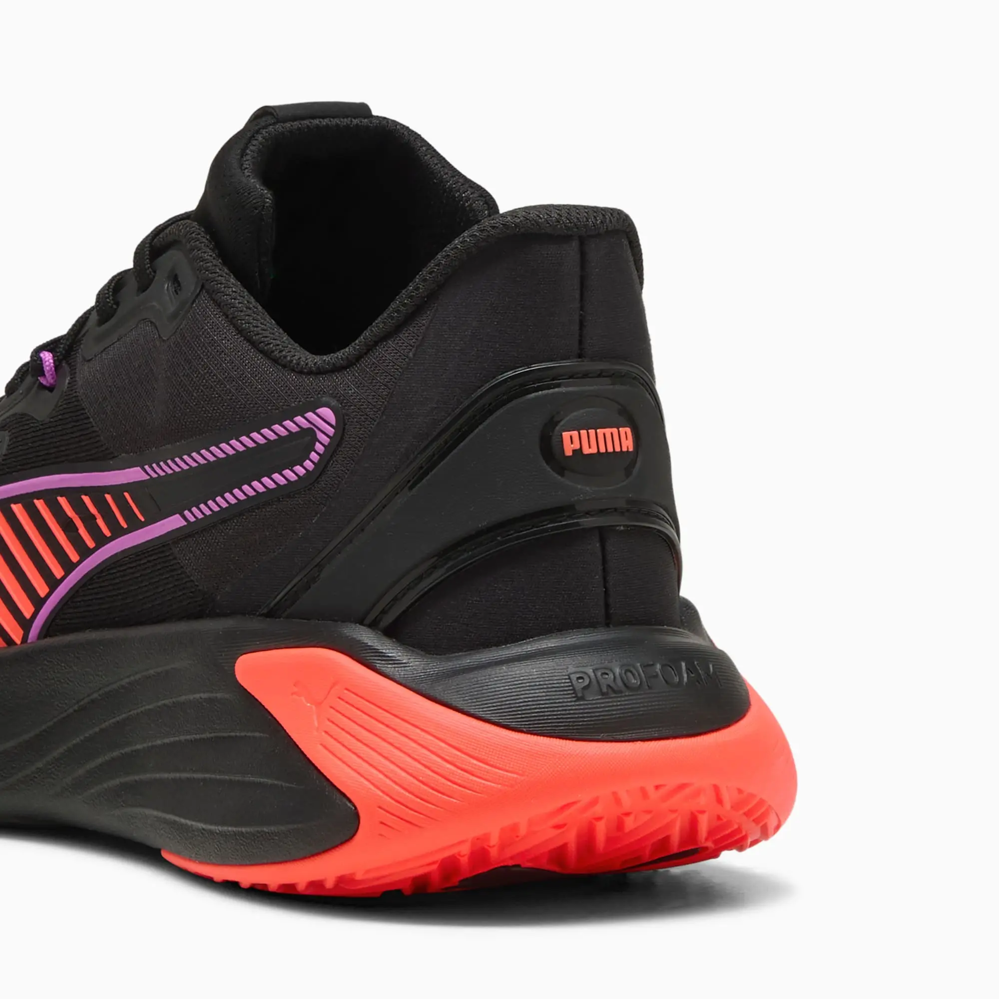 PUMA Pwr Hybrid Training Shoes, Black/Glowing Red/Pure Magenta