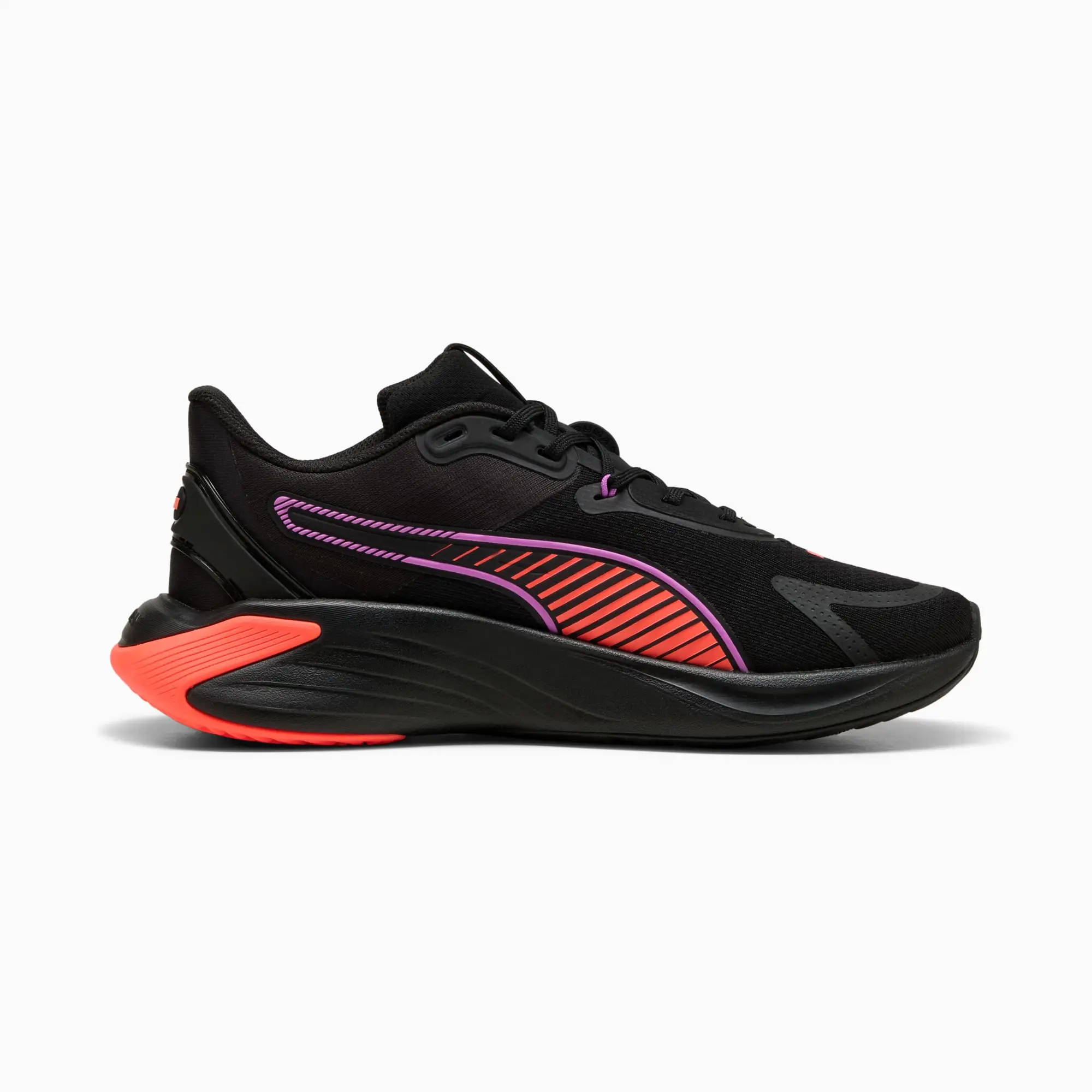 PUMA Pwr Hybrid Training Shoes, Black/Glowing Red/Pure Magenta