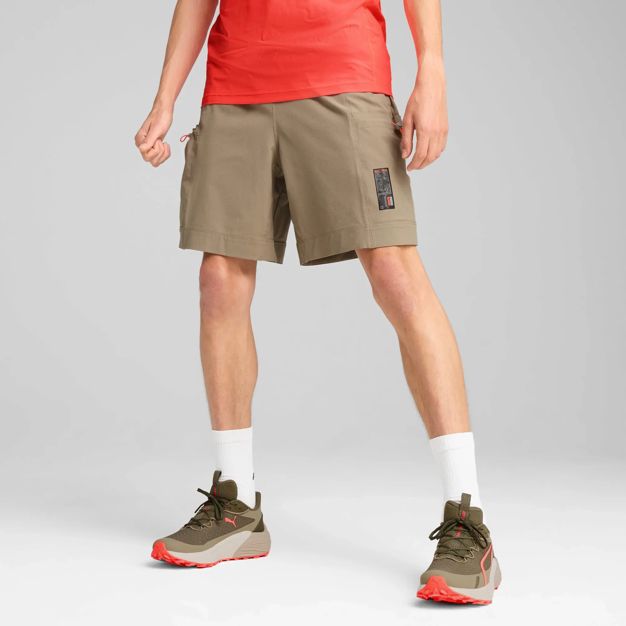 PUMA Seasons 7 Trail Running Shorts Men, Velvet Moss