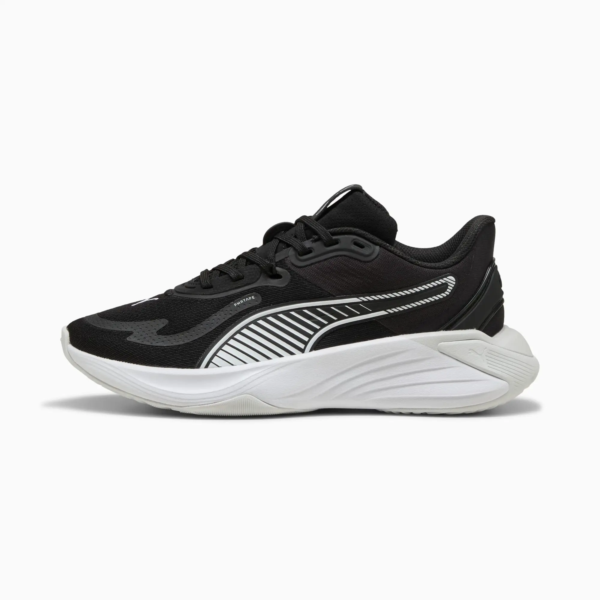 PUMA Pwr Hybrid Training Shoes Women, Black/White/Feather Grey