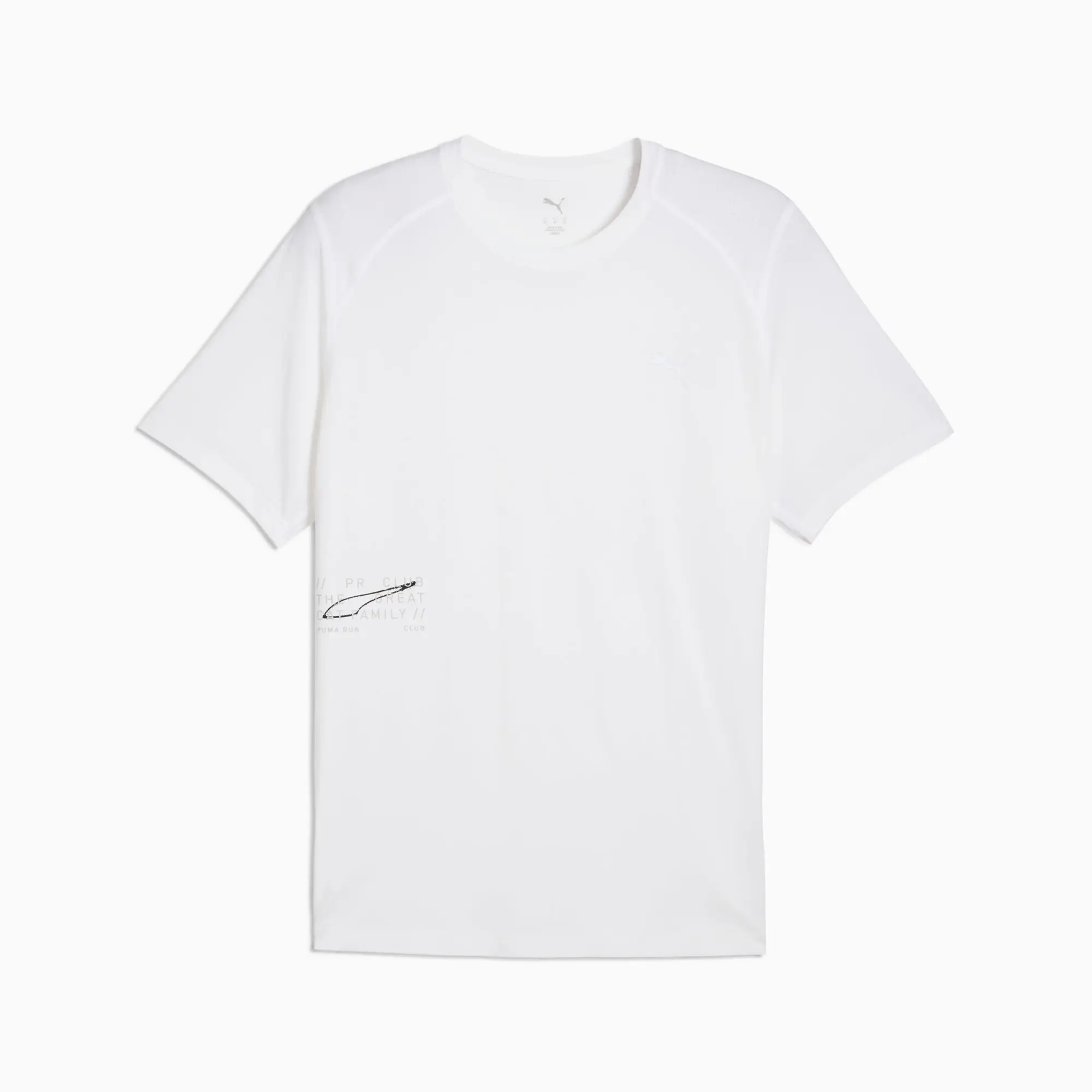 PUMA Mesh Running Graphic T-Shirt Men, White